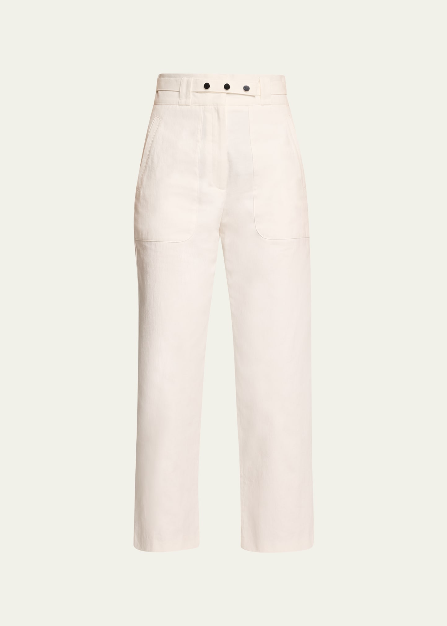 Iro Zoannah Straight-leg Pants In White
