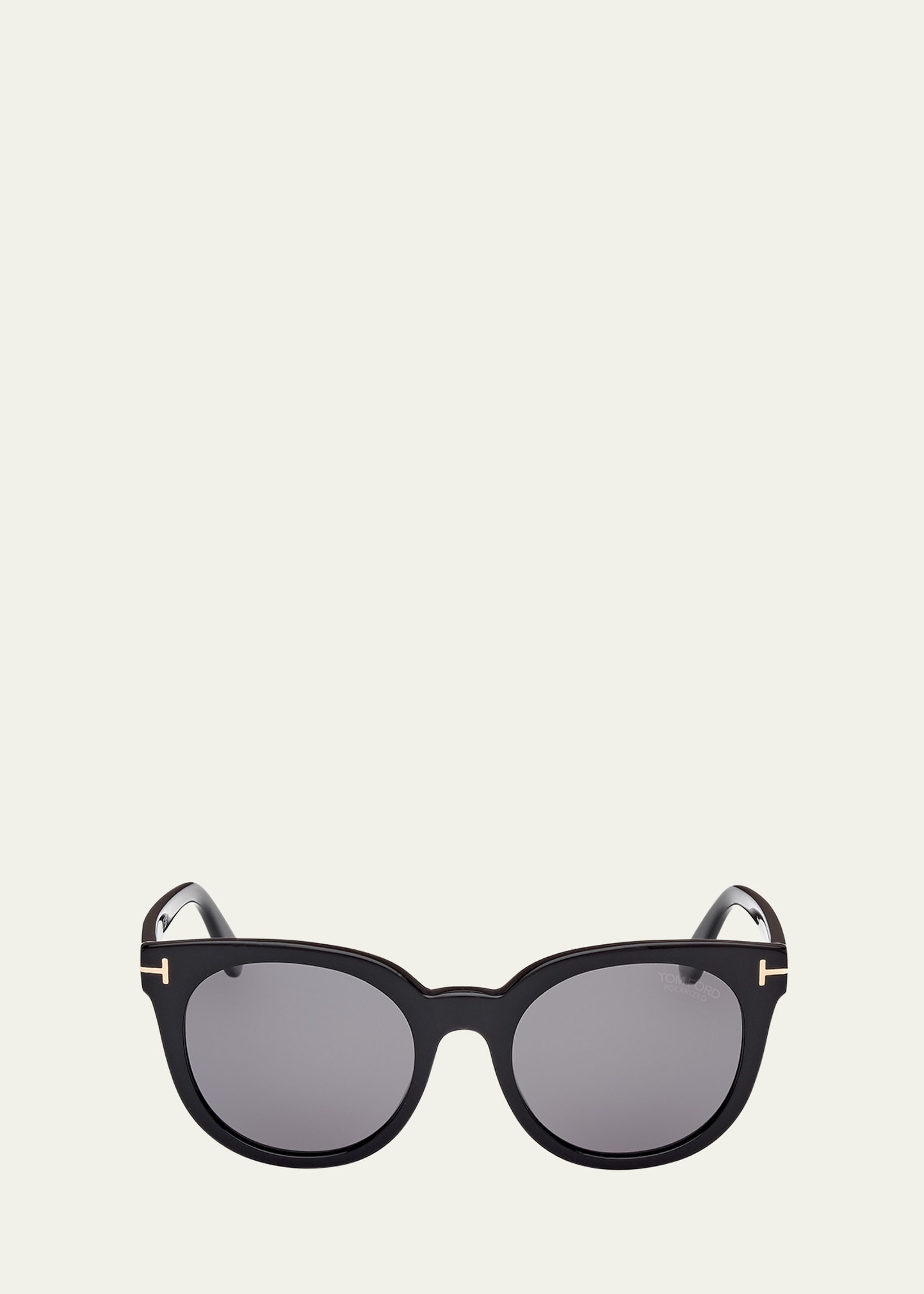 Shop Tom Ford Moira Acetate Butterfly Sunglasses In Black