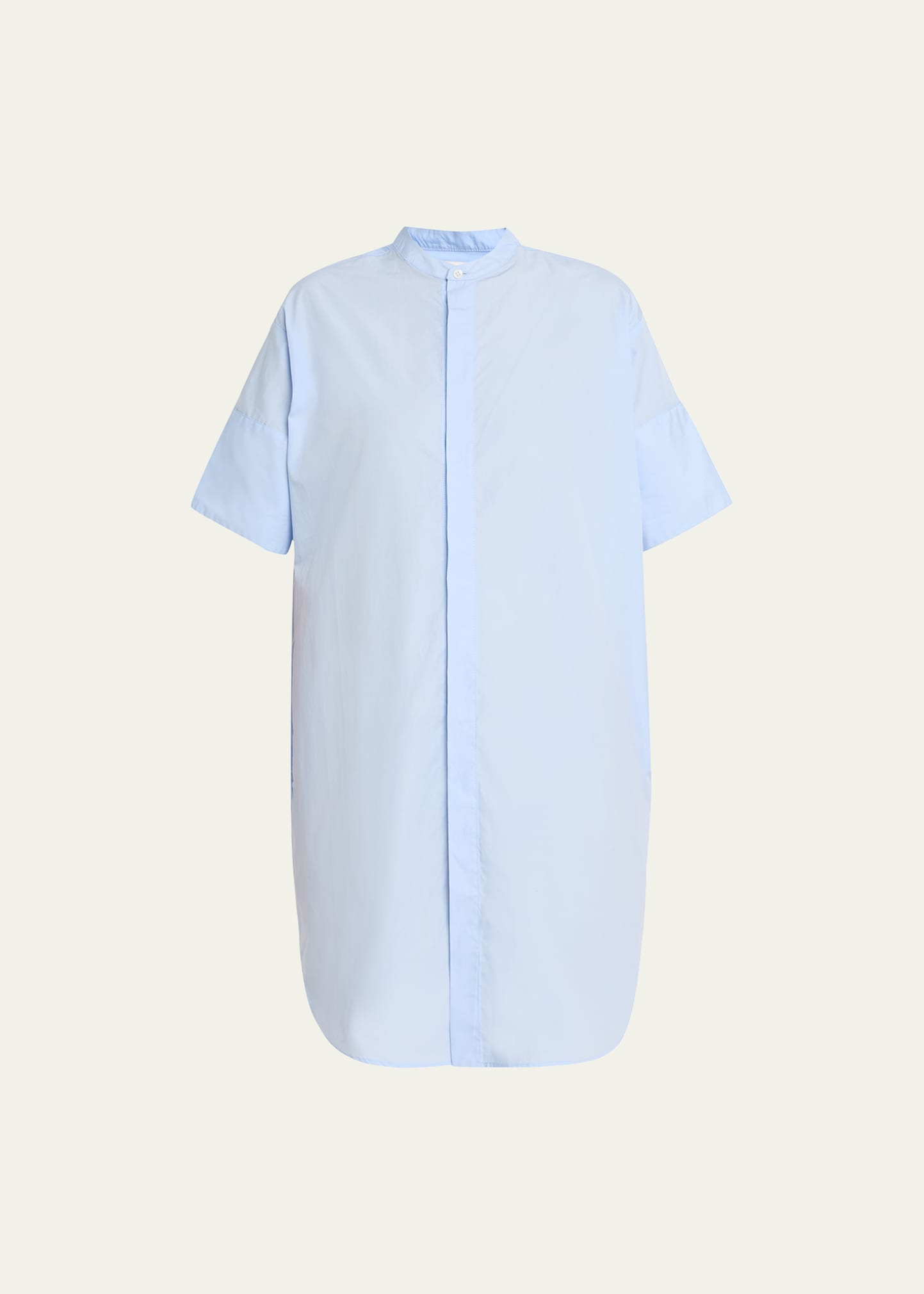 Sasuphi Daria Knee-length Shirtdress In 0300 Light Blue