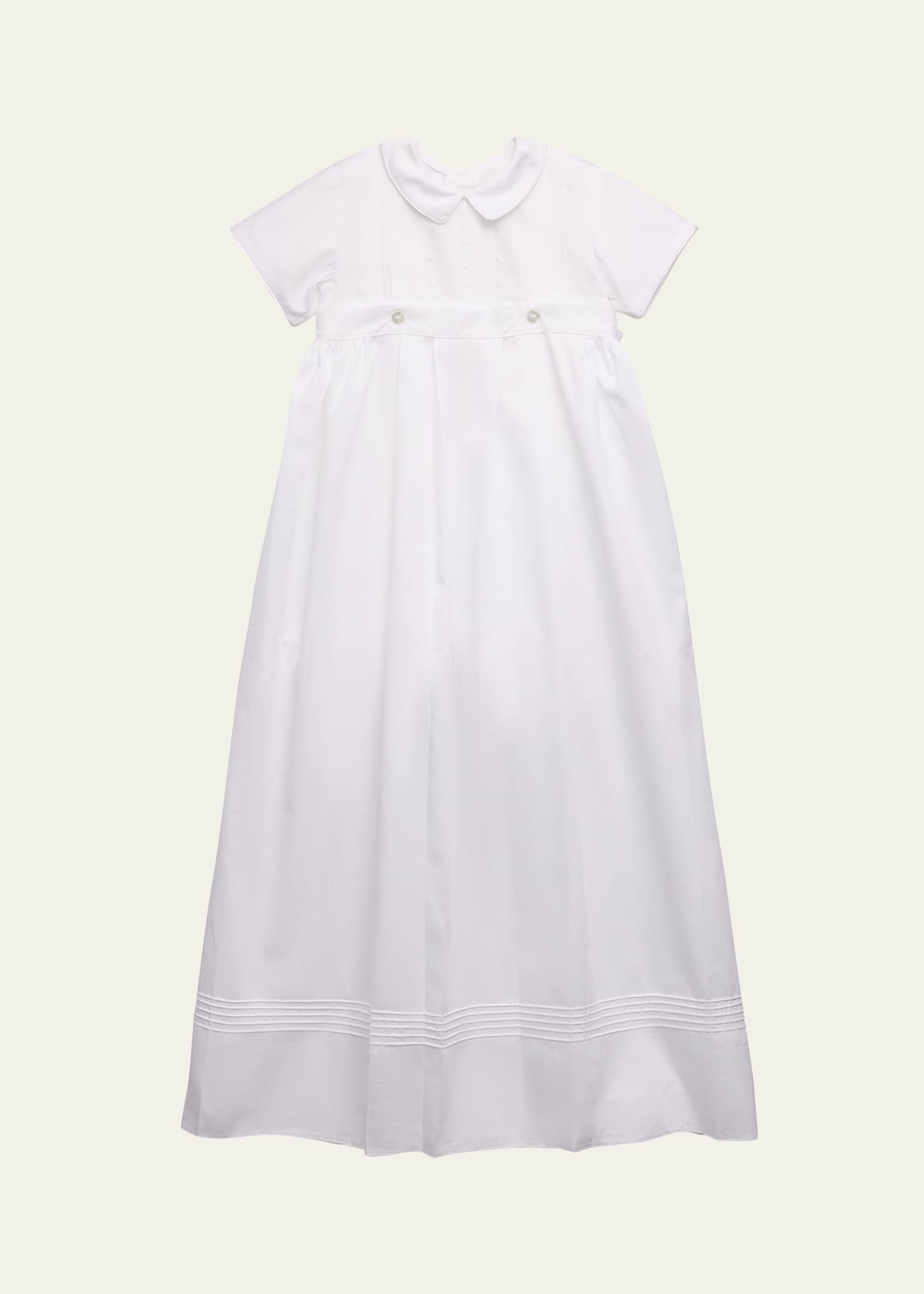 Shop Kissy Kissy Kid's Graham Christening Button Off Gown In Asst