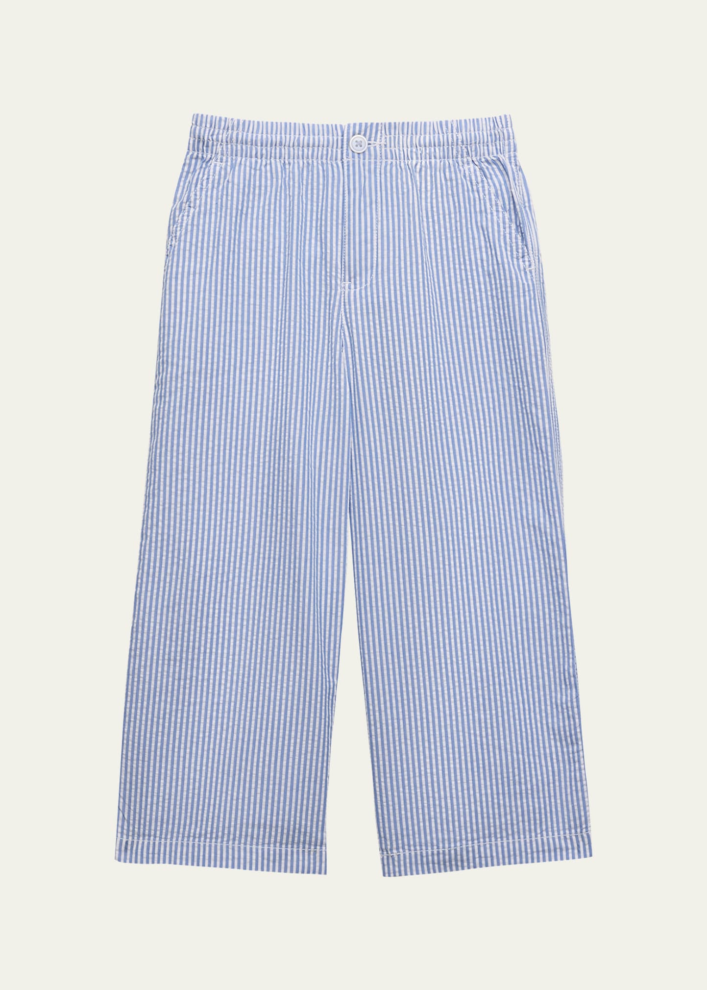 Girl's Polo Prepster Cotton Seersucker Pants, Size 2-6X