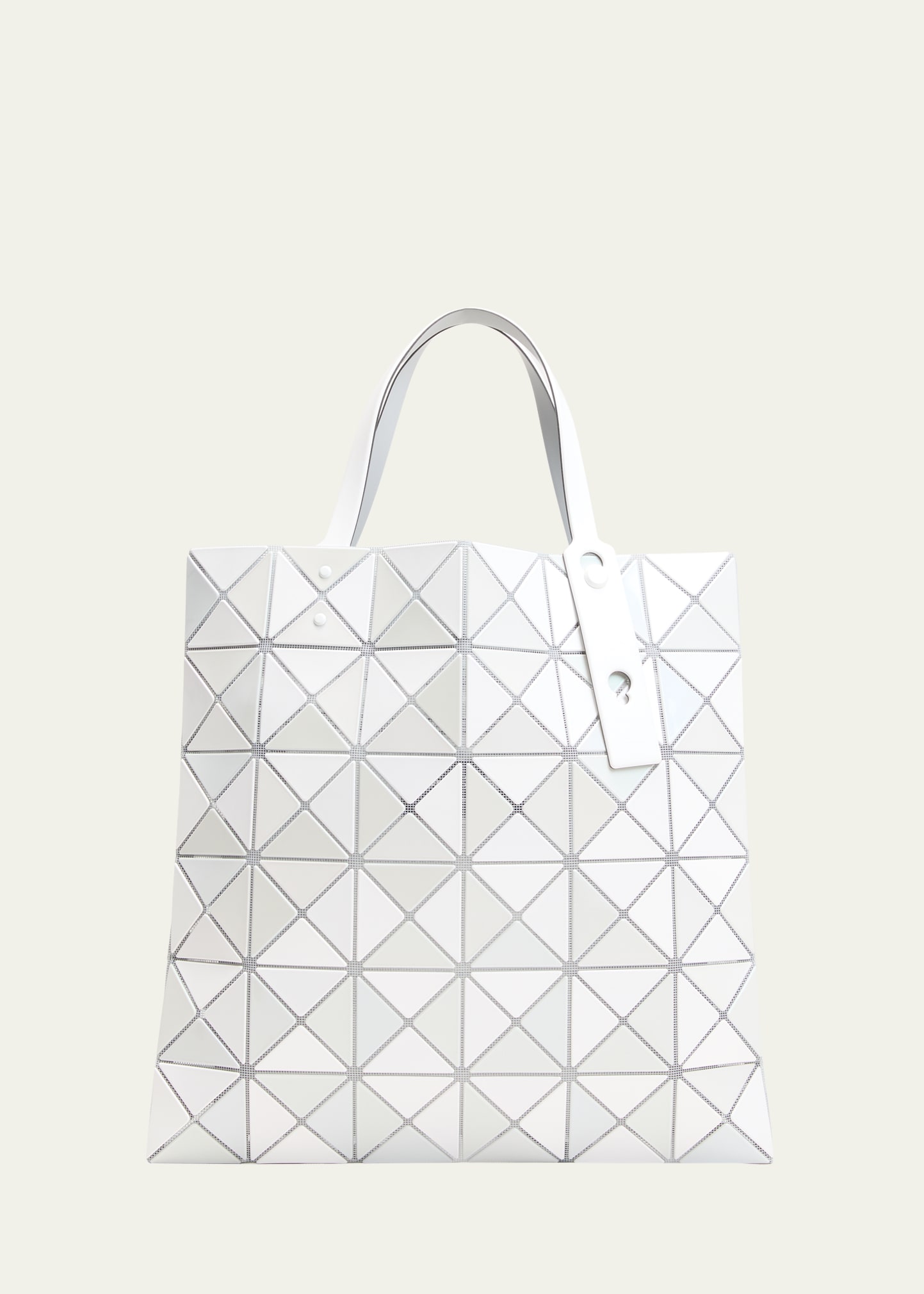 Shop Bao Bao Issey Miyake Quatro Geo Nylon Tote Bag In 01 White