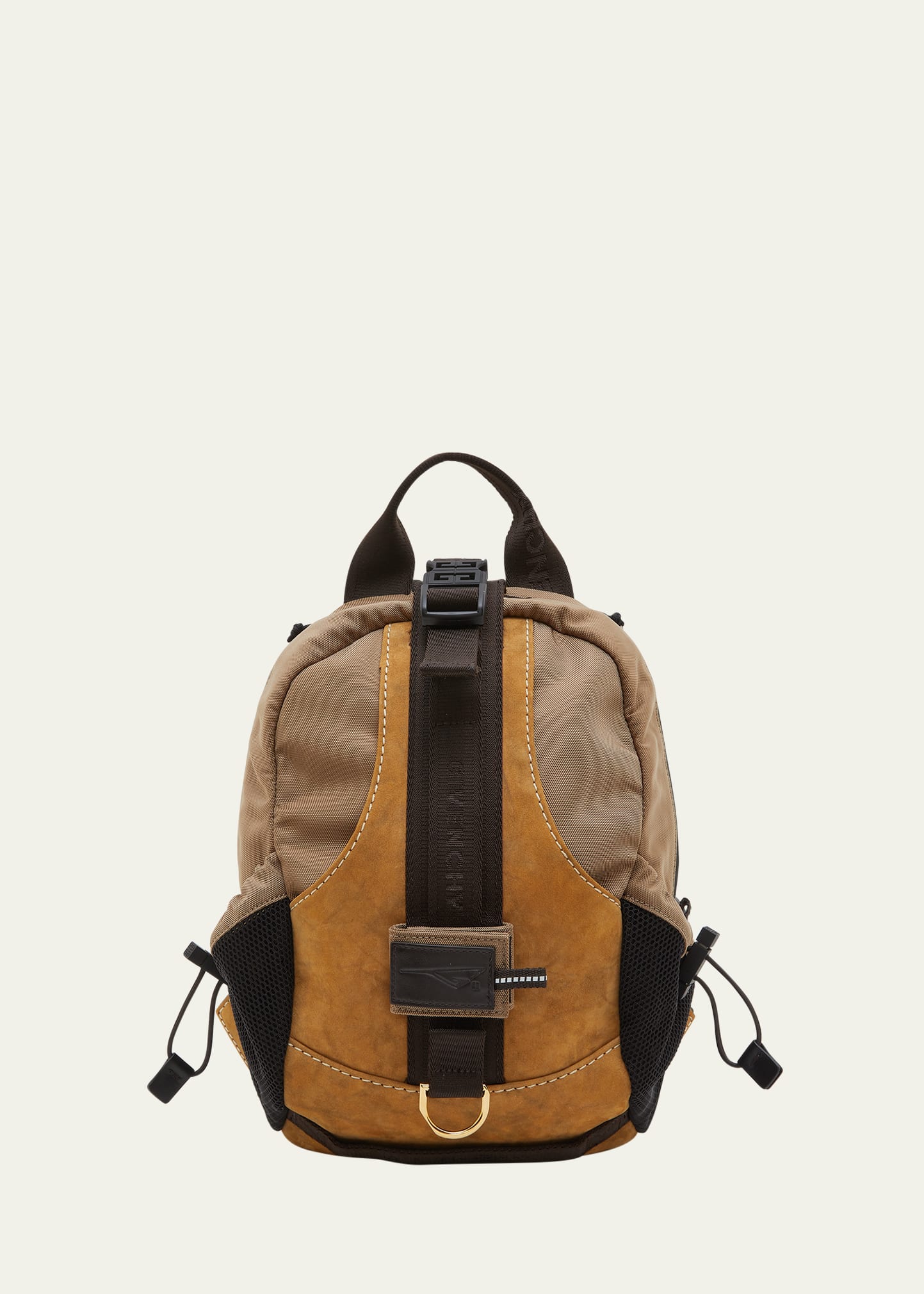 Shop Givenchy Men's G-trail Small Backpack With Suede Detail In 200-brown