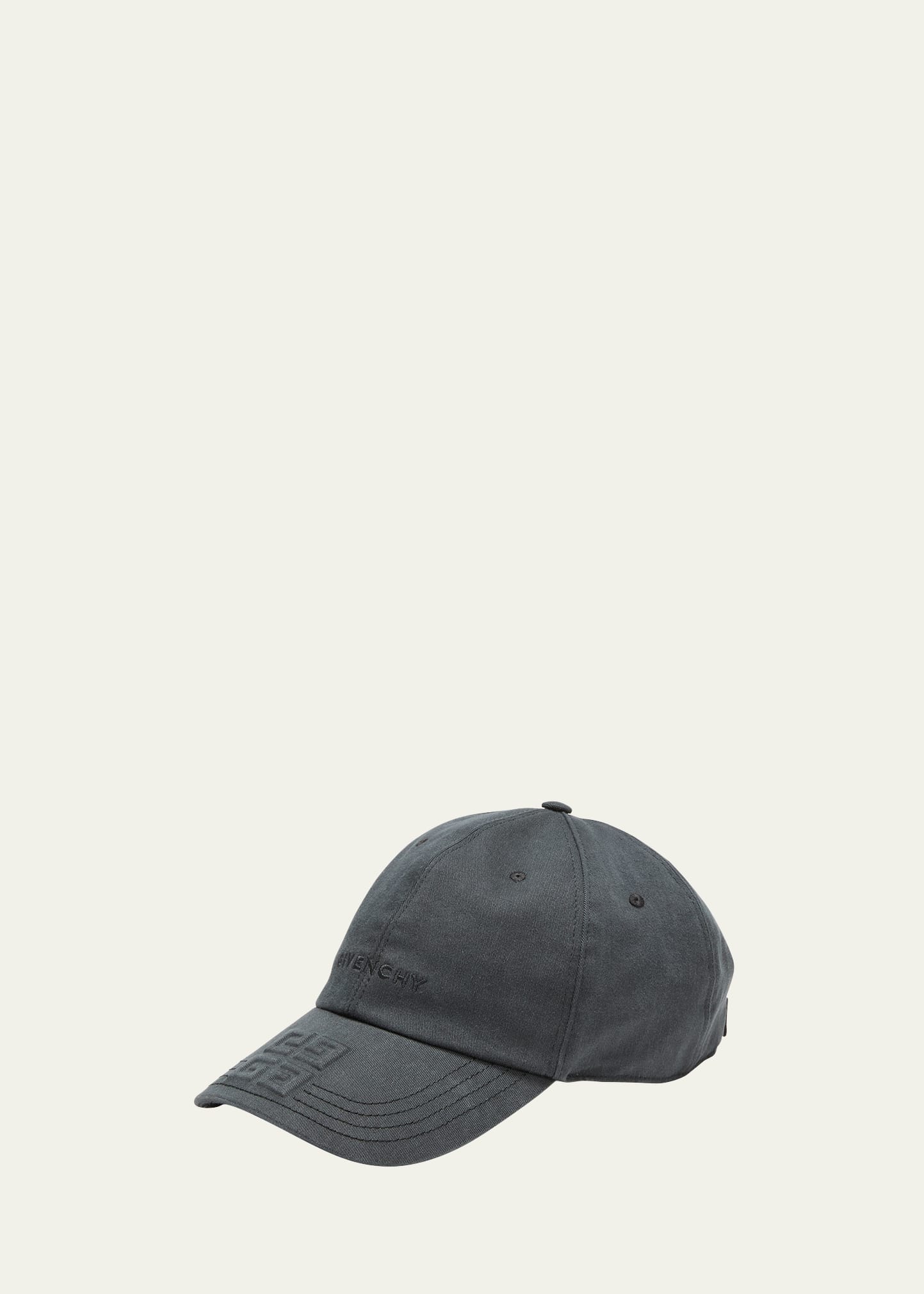 Shop Givenchy Men's Embroidered Logo Baseball Cap In 001-black