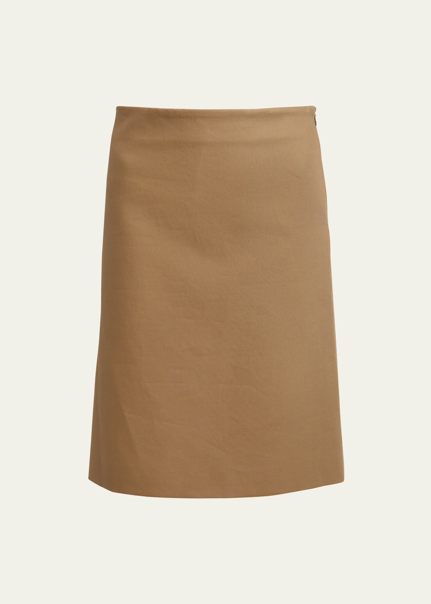 Shop Proenza Schouler Adele Eco Cotton Twill Skirt In Drab