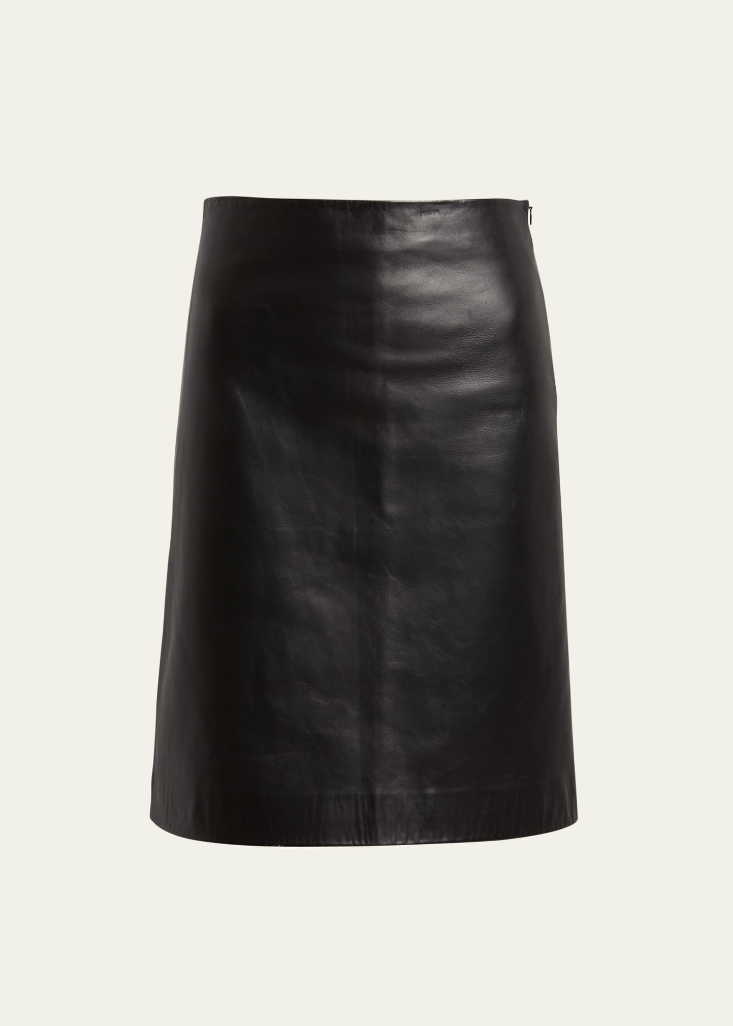 Shop Proenza Schouler Adele Leather Skirt In Black