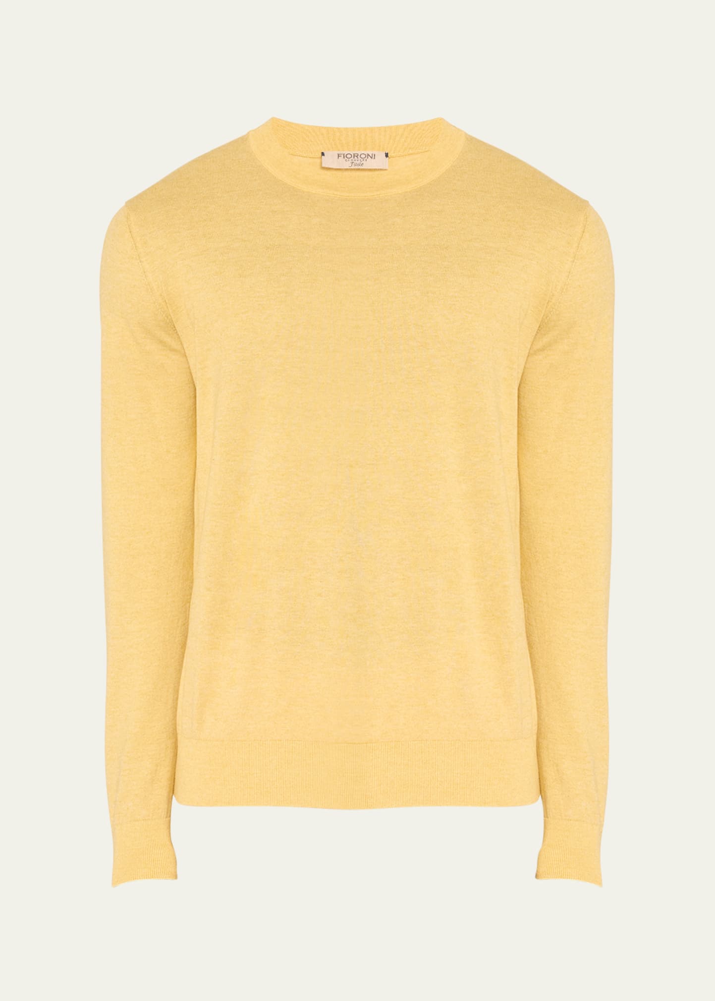 Men's Cashmere Cotton Crewneck Sweater