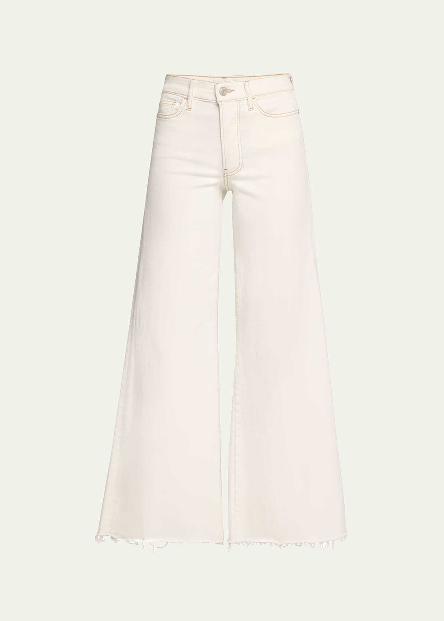 Frame Le Palazzo Crop Jeans In Au Natural Clean