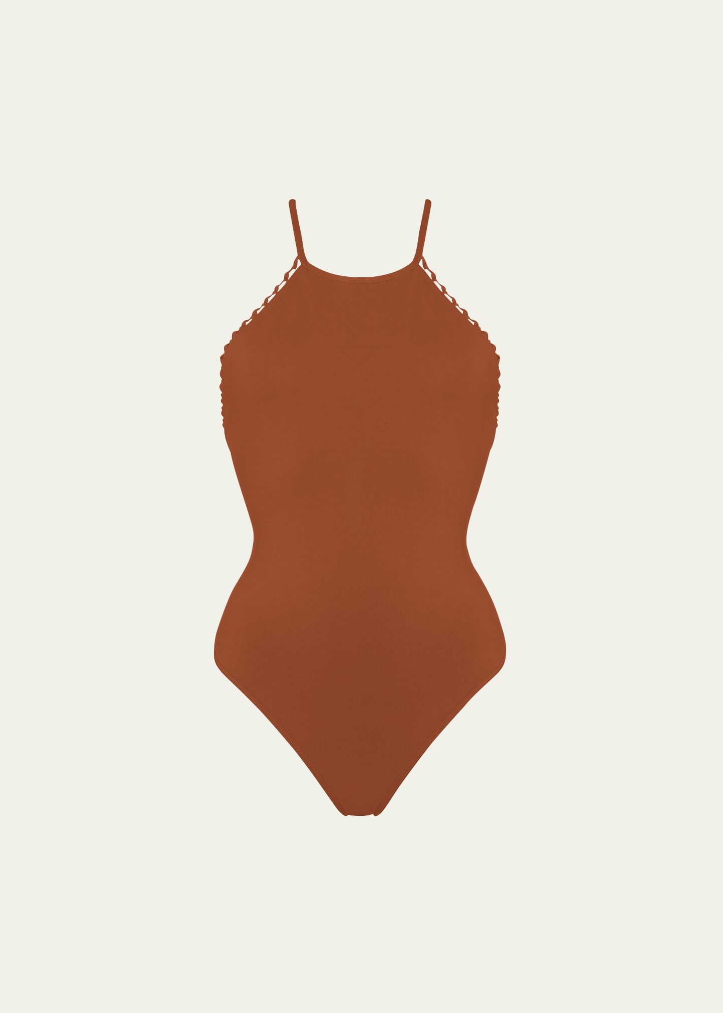 Eres Sunlight One-piece Swimsuit In Brown