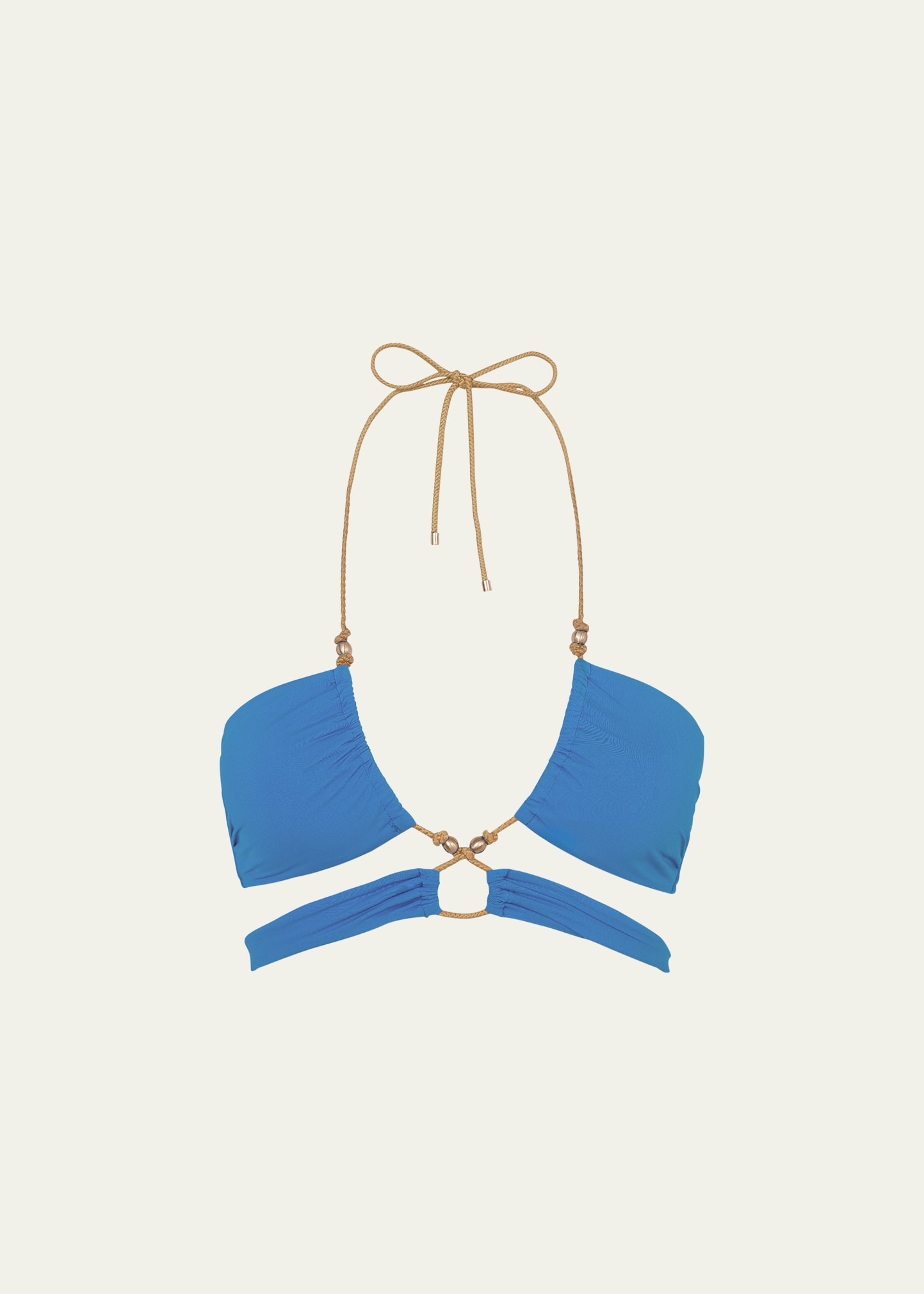 Shop Vix Solid Gi Bikini Top In Cave