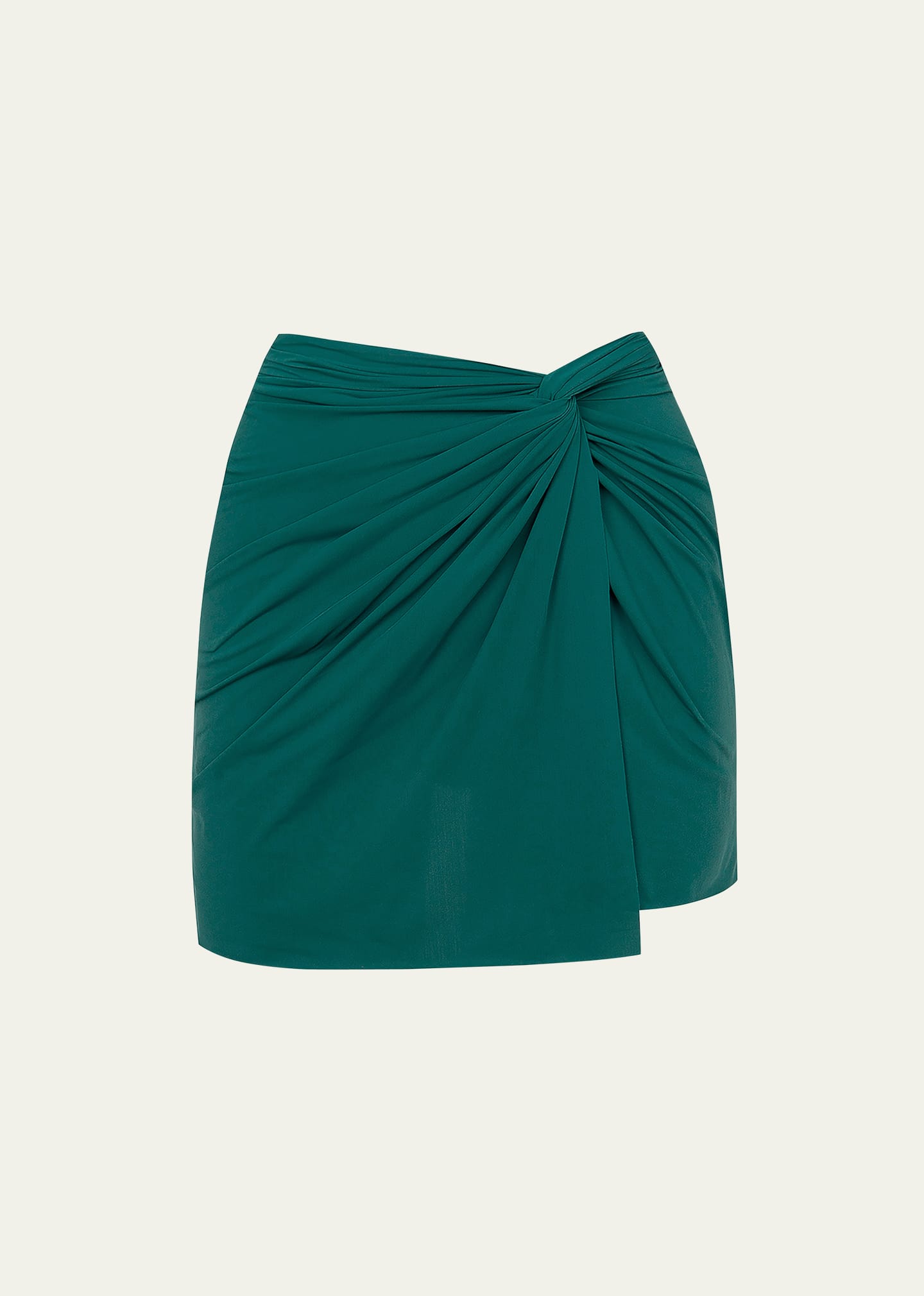 Shop Vix Solid Karen Mini Skirt In Jasper