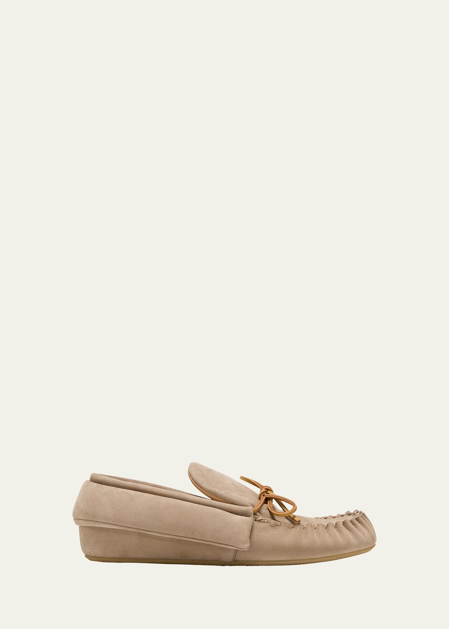 Suede Moccasin Flats