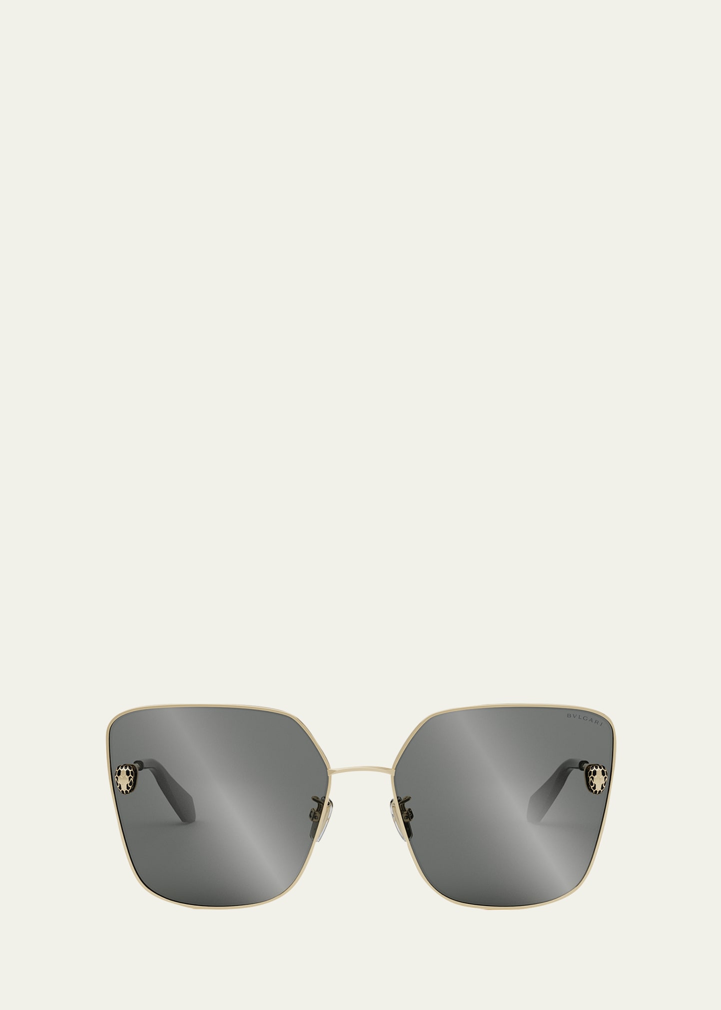 Shop Bvlgari Serpenti Butterfly Sunglasses In Sengld/smkmr