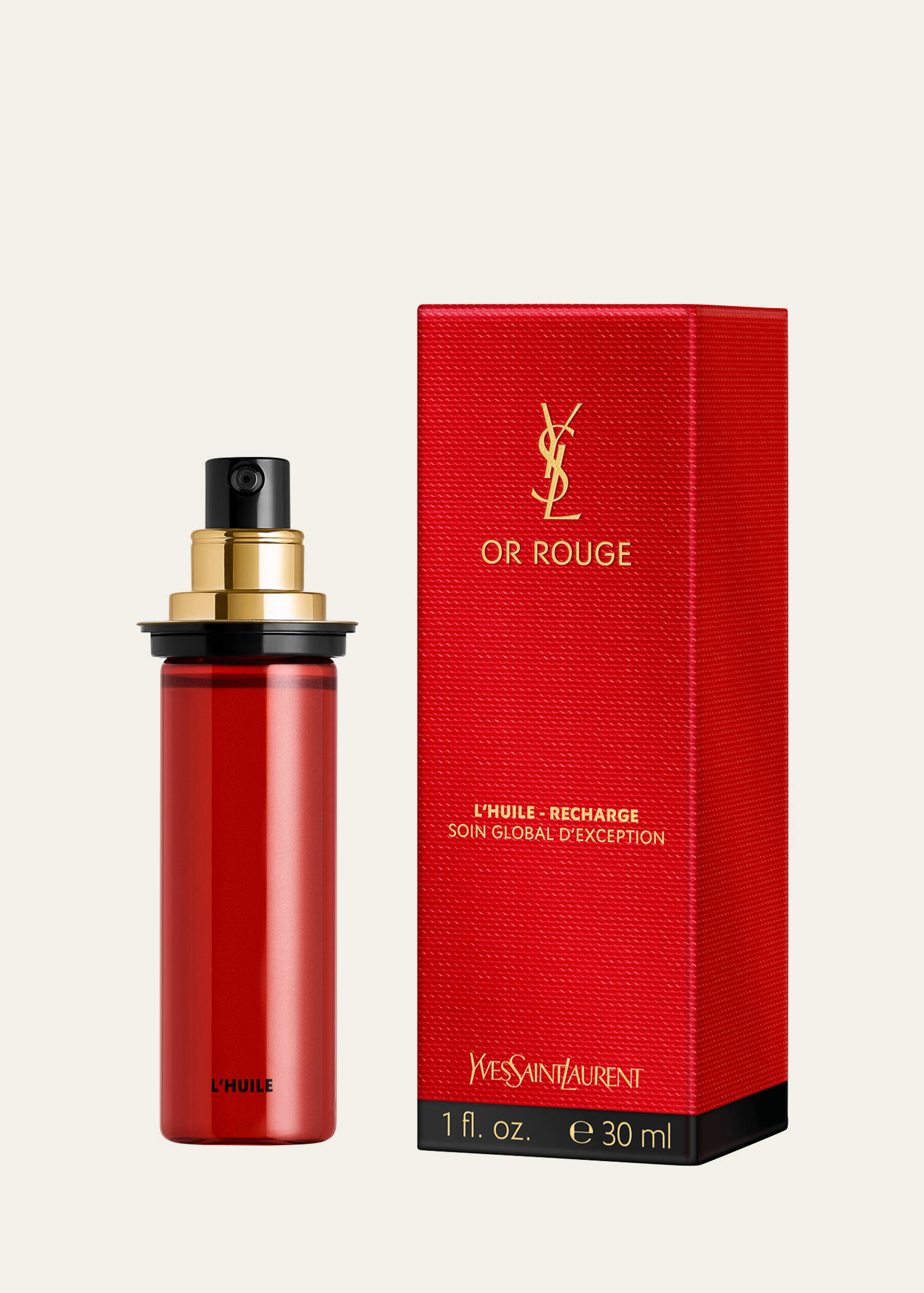 Saint Laurent Or Rouge L'huille Serum Refill, 1 Oz. In Red
