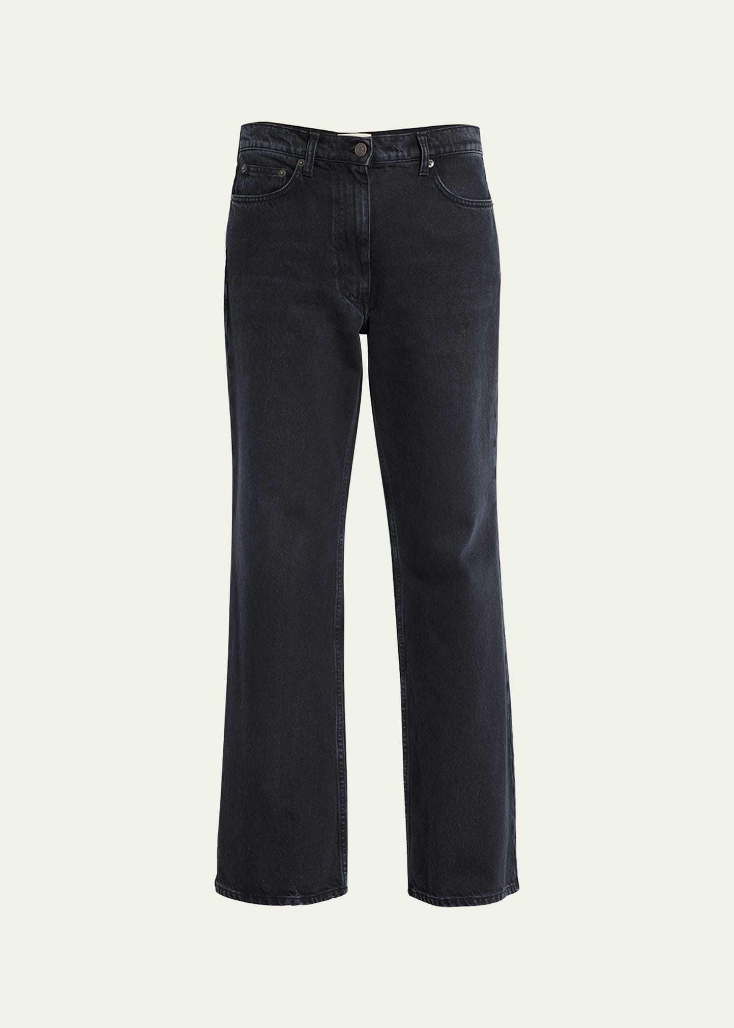 Shop The Row Dan Wide-leg Jeans In Black