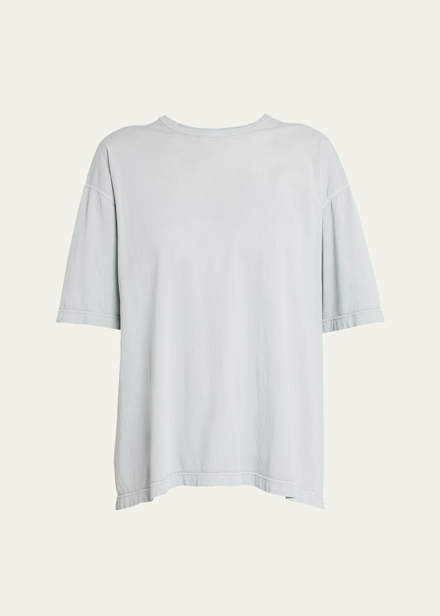 Shop The Row Steven Relaxed Short Sleeve Top In Powder Blue