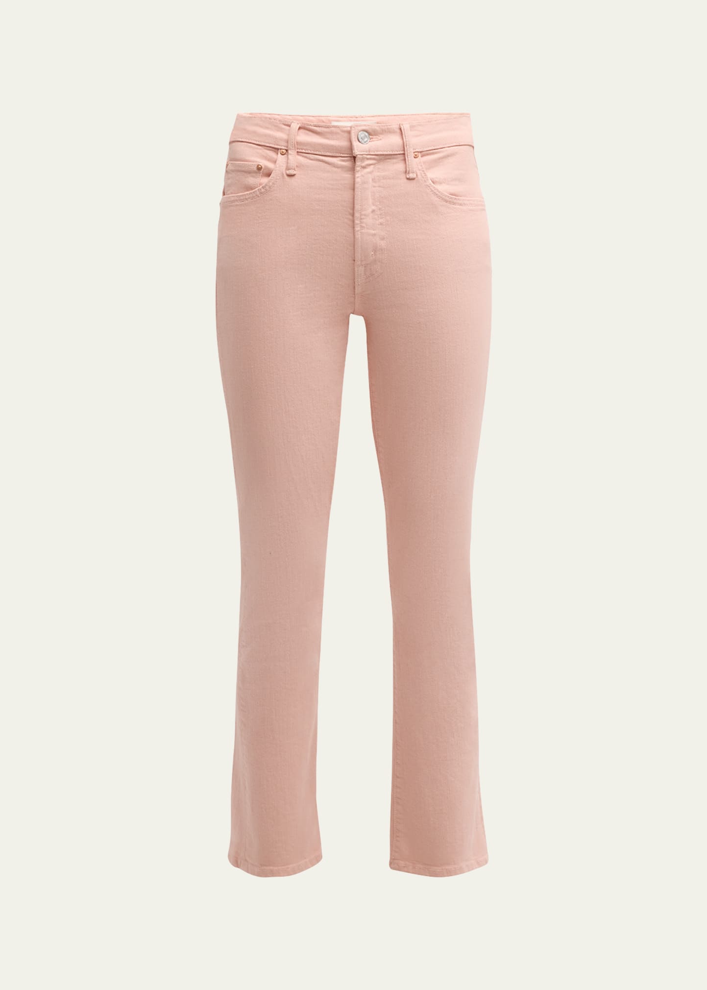 Shop Mother The Insider Hover Jeans In Peach Parfait Ppa