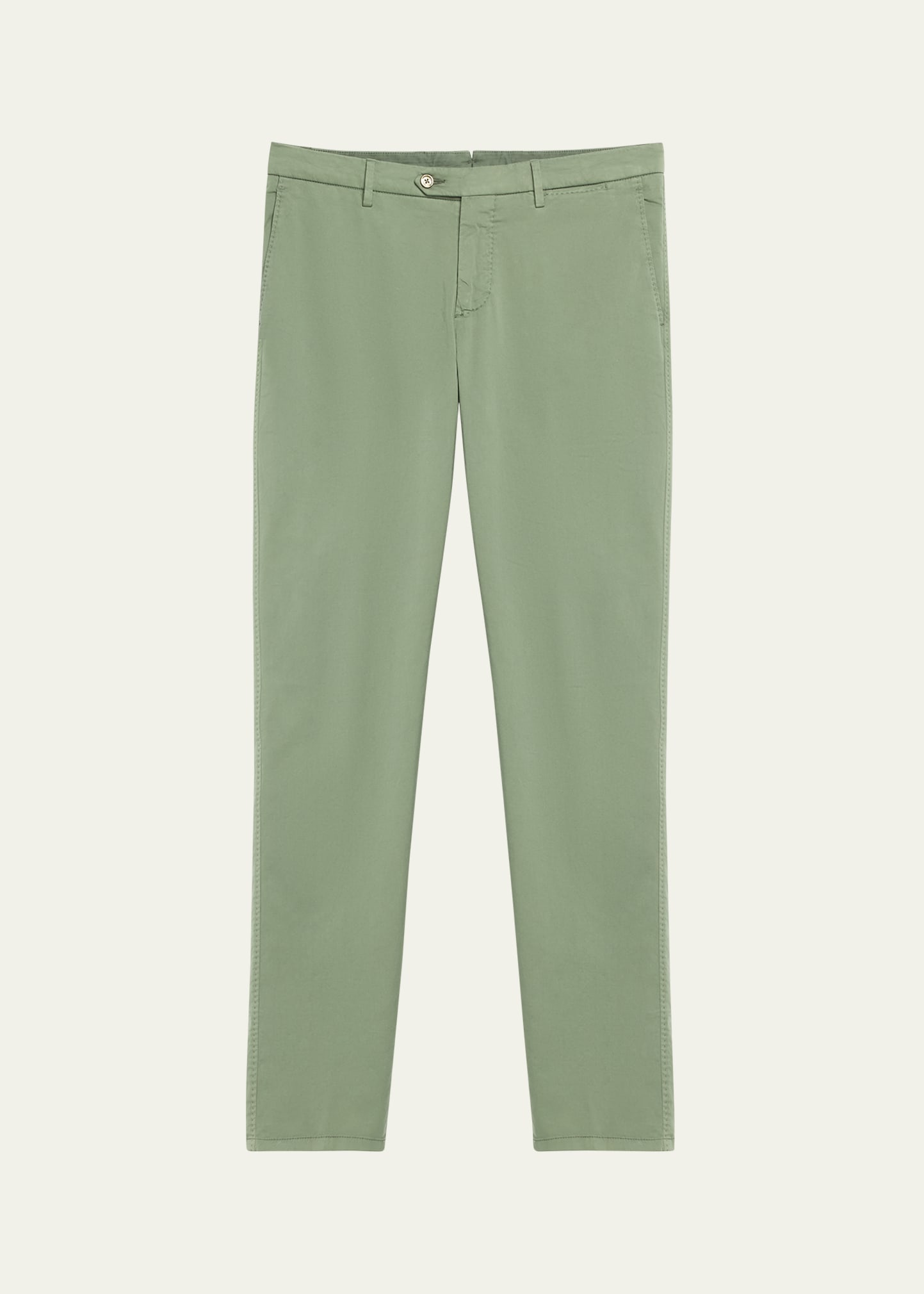Marco Pescarolo Men's Sateen Dress Chino Pants In Green