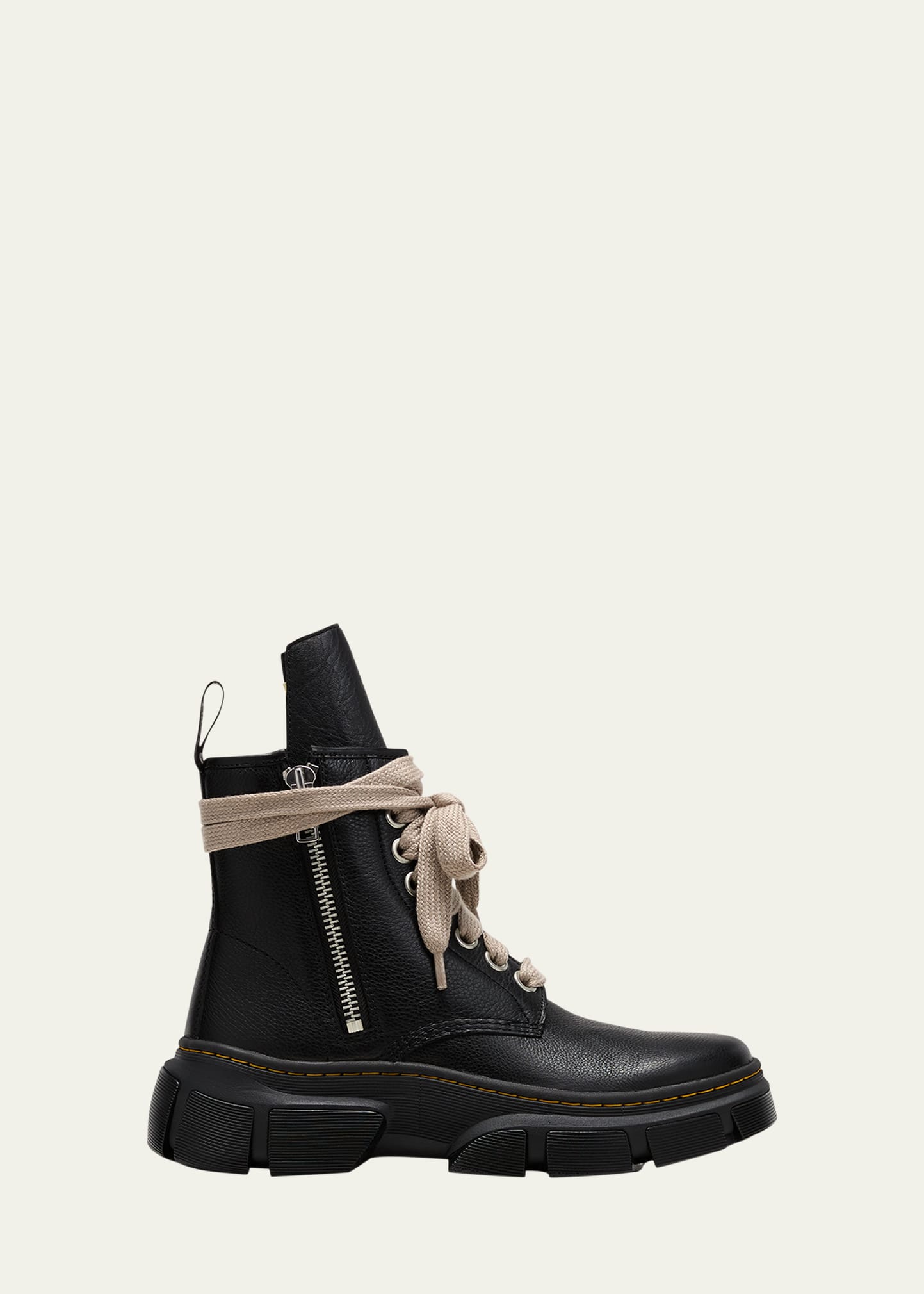 Rick Owens X Dr. Martens Jumbo Lace-up Boot In Black