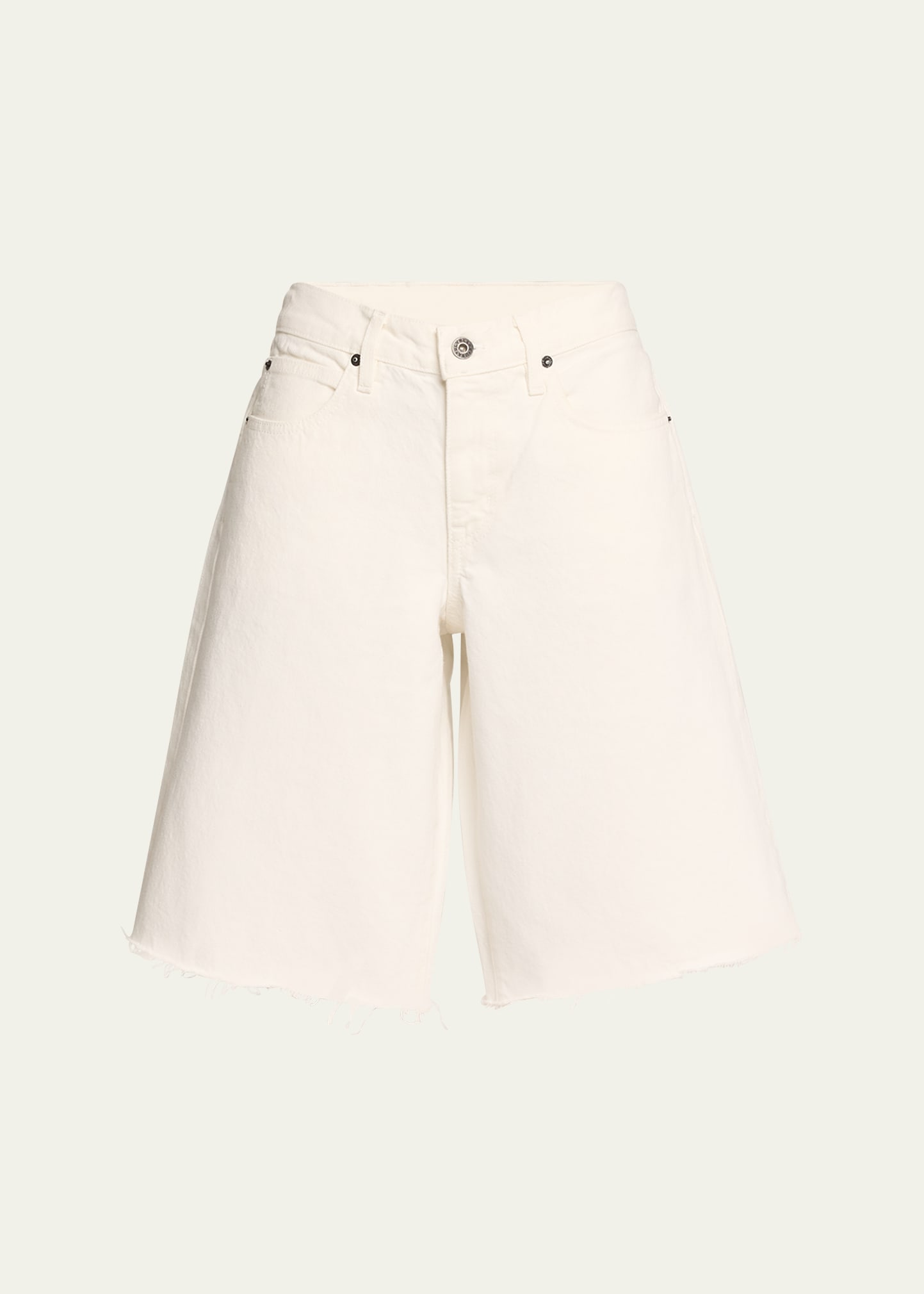 Slvrlake Mica Denim Shorts In White