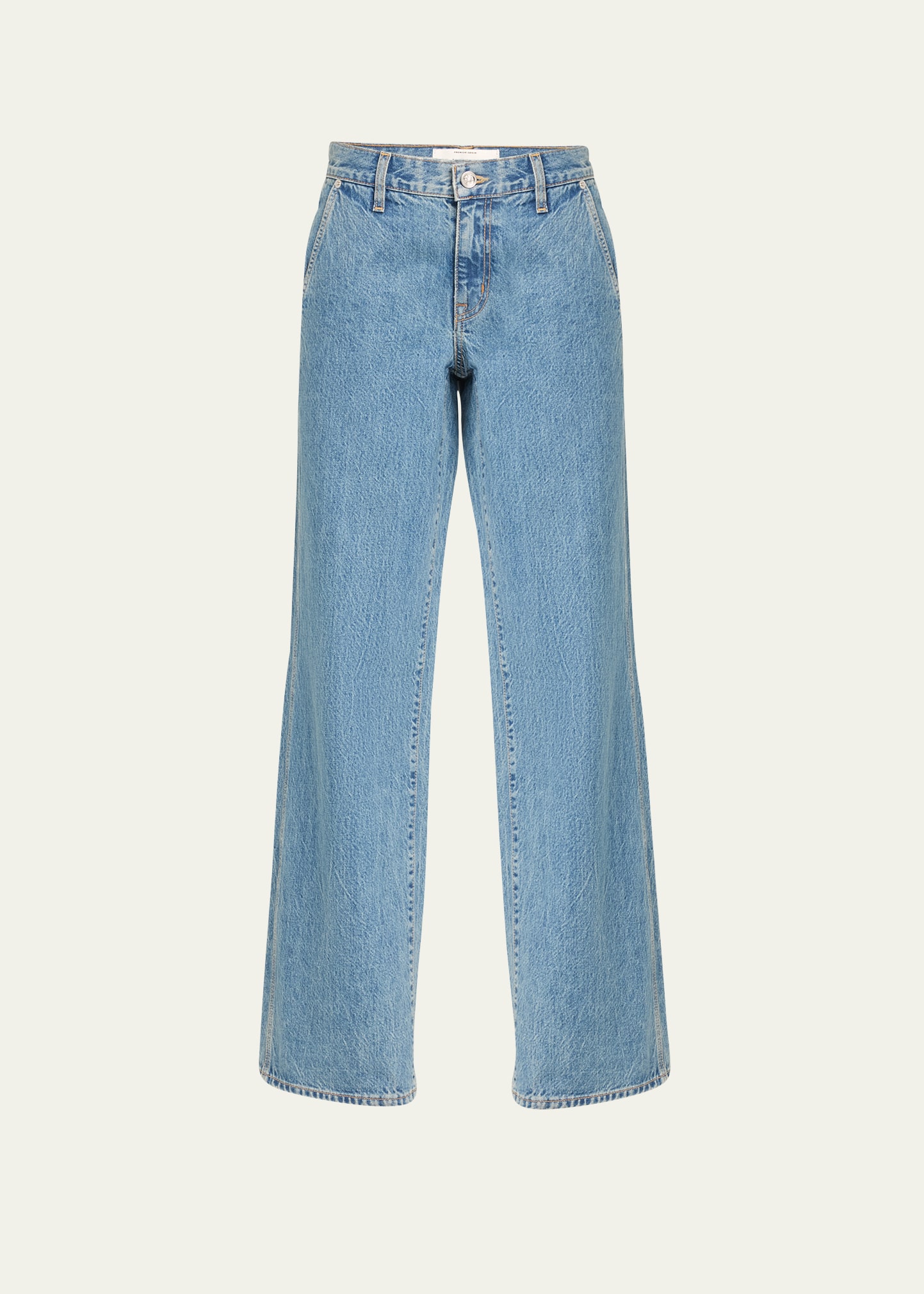 Shop Slvrlake Mica Double-seam Jeans In Satisfacti