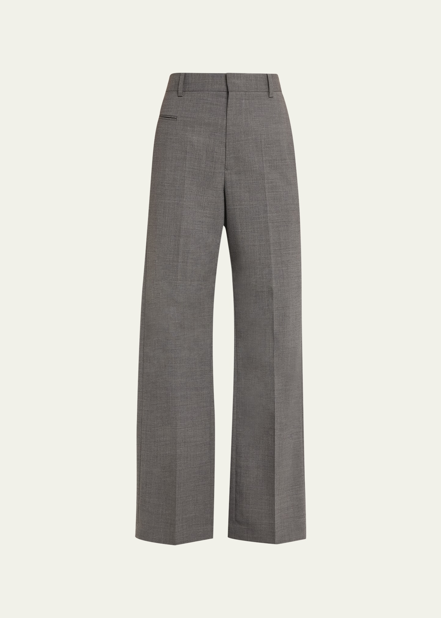 Tailored Straight-Leg Pants