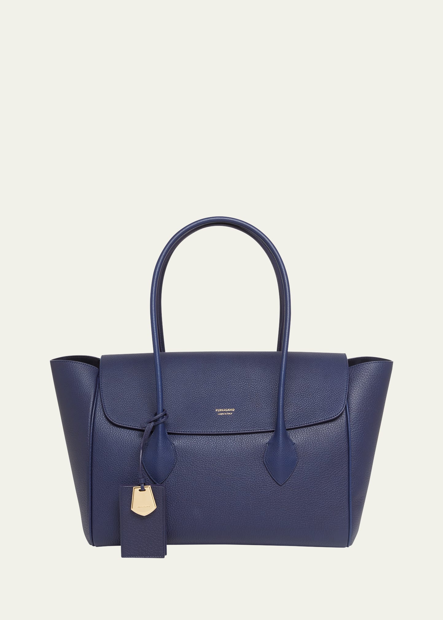 Firenze Flap Leather Tote Bag
