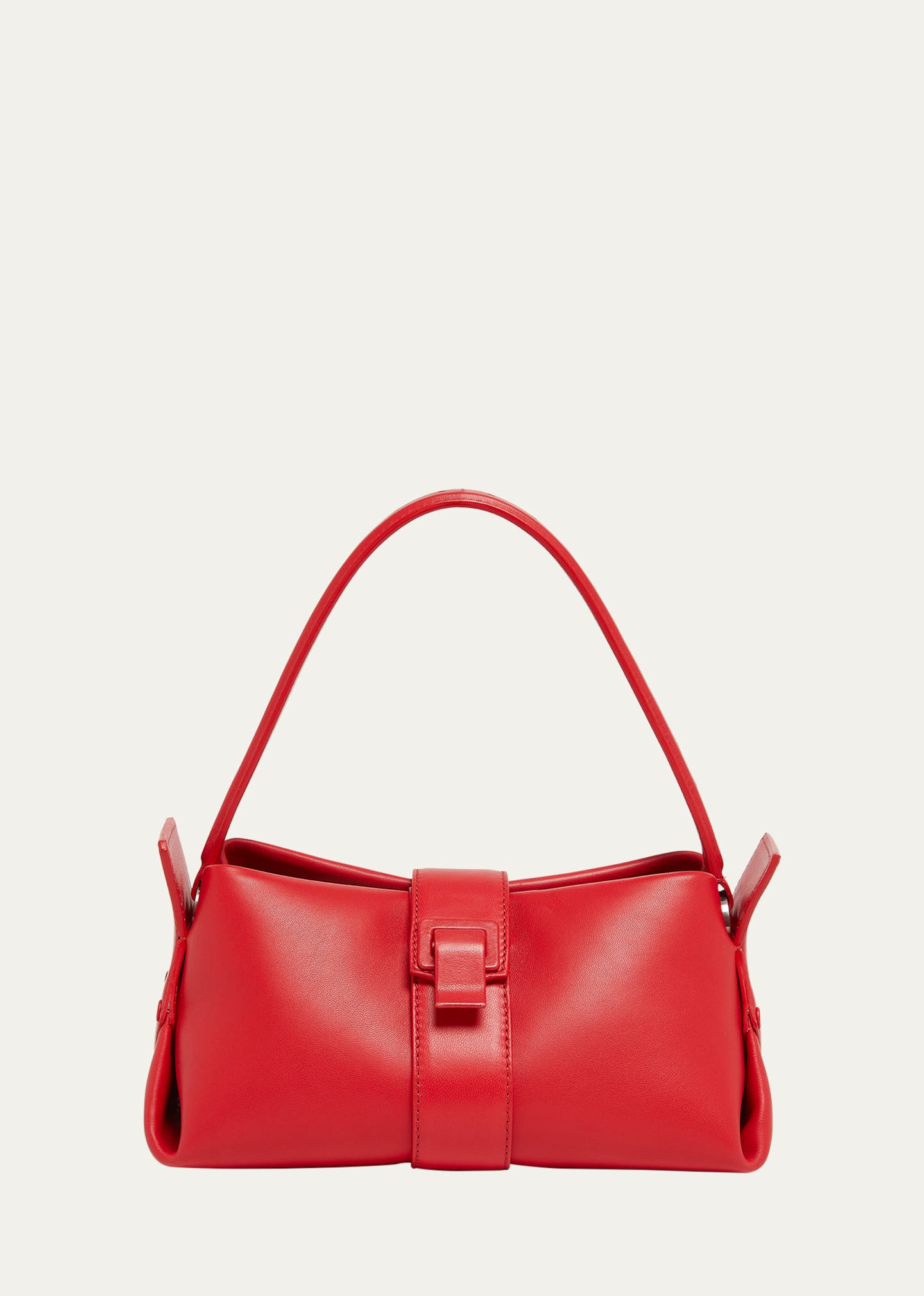 Proenza Schouler Park Napa Leather Shoulder Bag In 624 Red