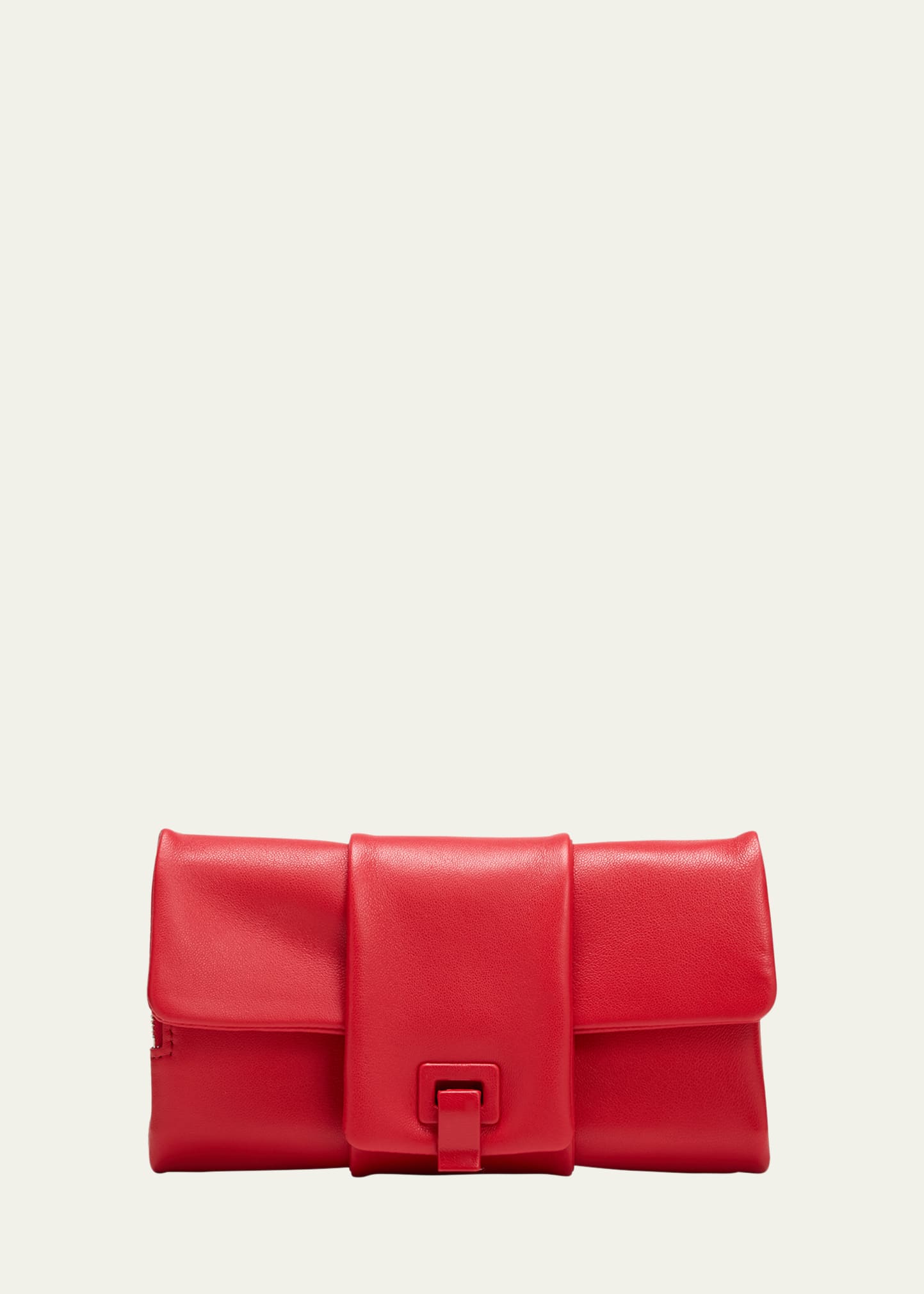 Shop Proenza Schouler Flip Napa Leather Shoulder Bag In Red