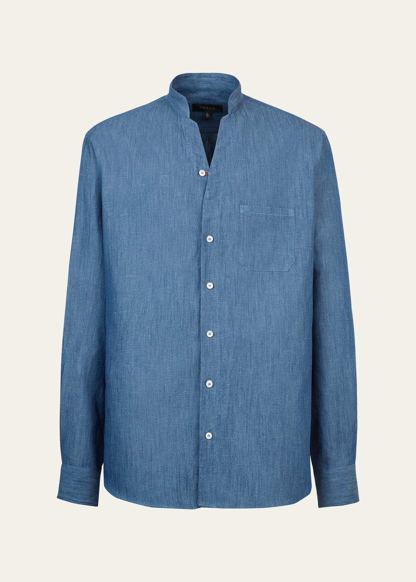 Men's Fish Tail Cotton Button-Down Shirt