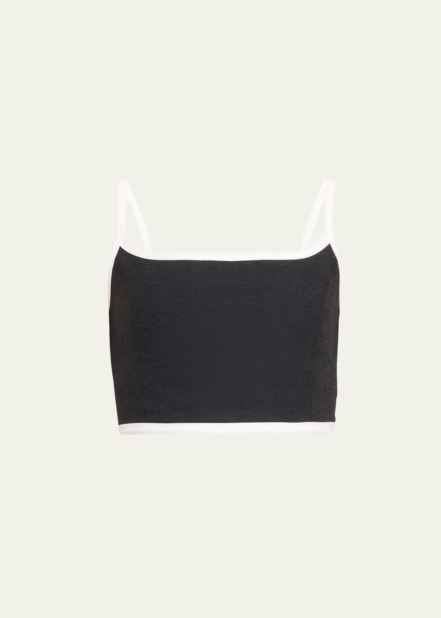 Beyond Yoga New Moves Spacedye Crop Camisole In Darkest Nightclou