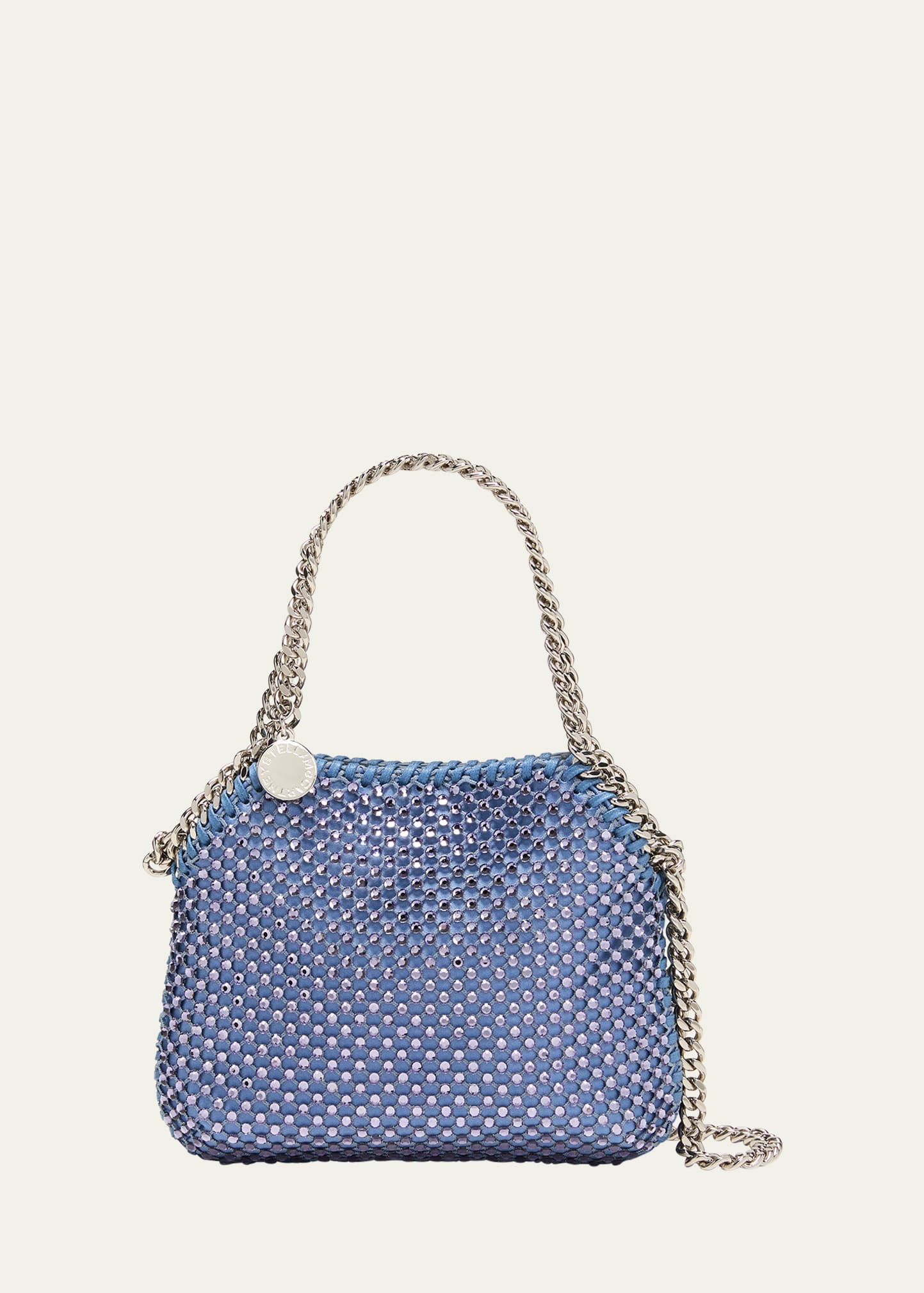 Stella Mccartney Falabella Mini Embellished Tote Bag In 5322 Lavender