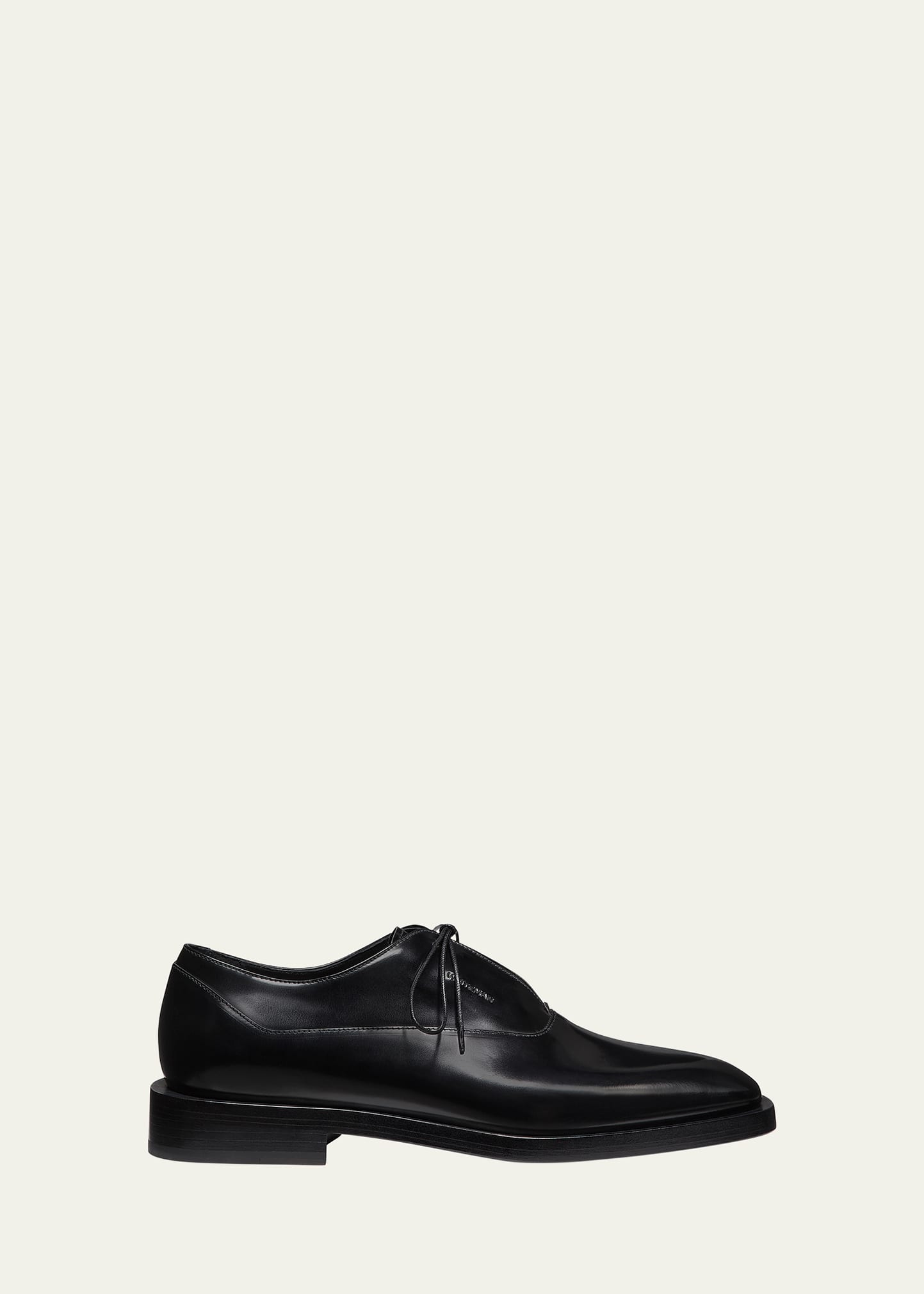 Shop Weitzman Men's Royce Brushed Calfskin Oxford Loafers In Black