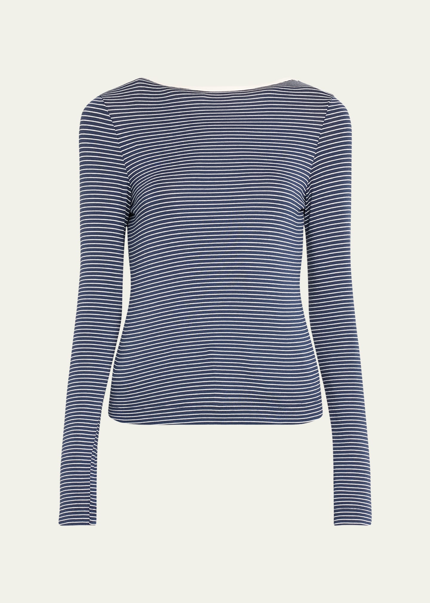 Shop Citizens Of Humanity Carys Striped Scoop-back Top In Newport Stripe