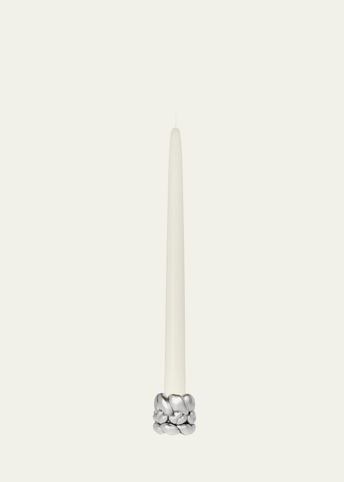 Christofle Babylone Candleholder With Candle