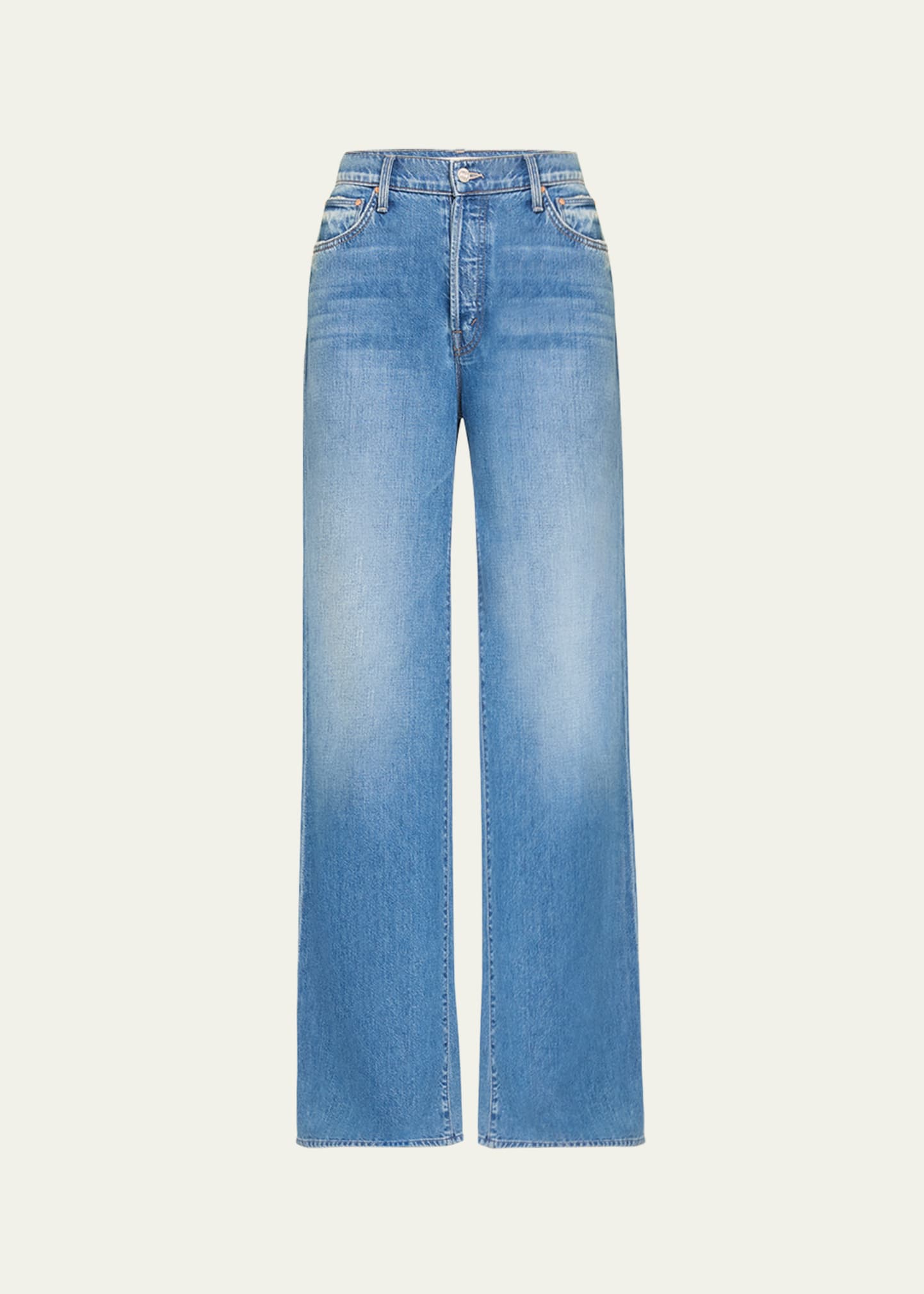 Shop Mother The Ditcher Roller Sneak Jeans In Heart Thro
