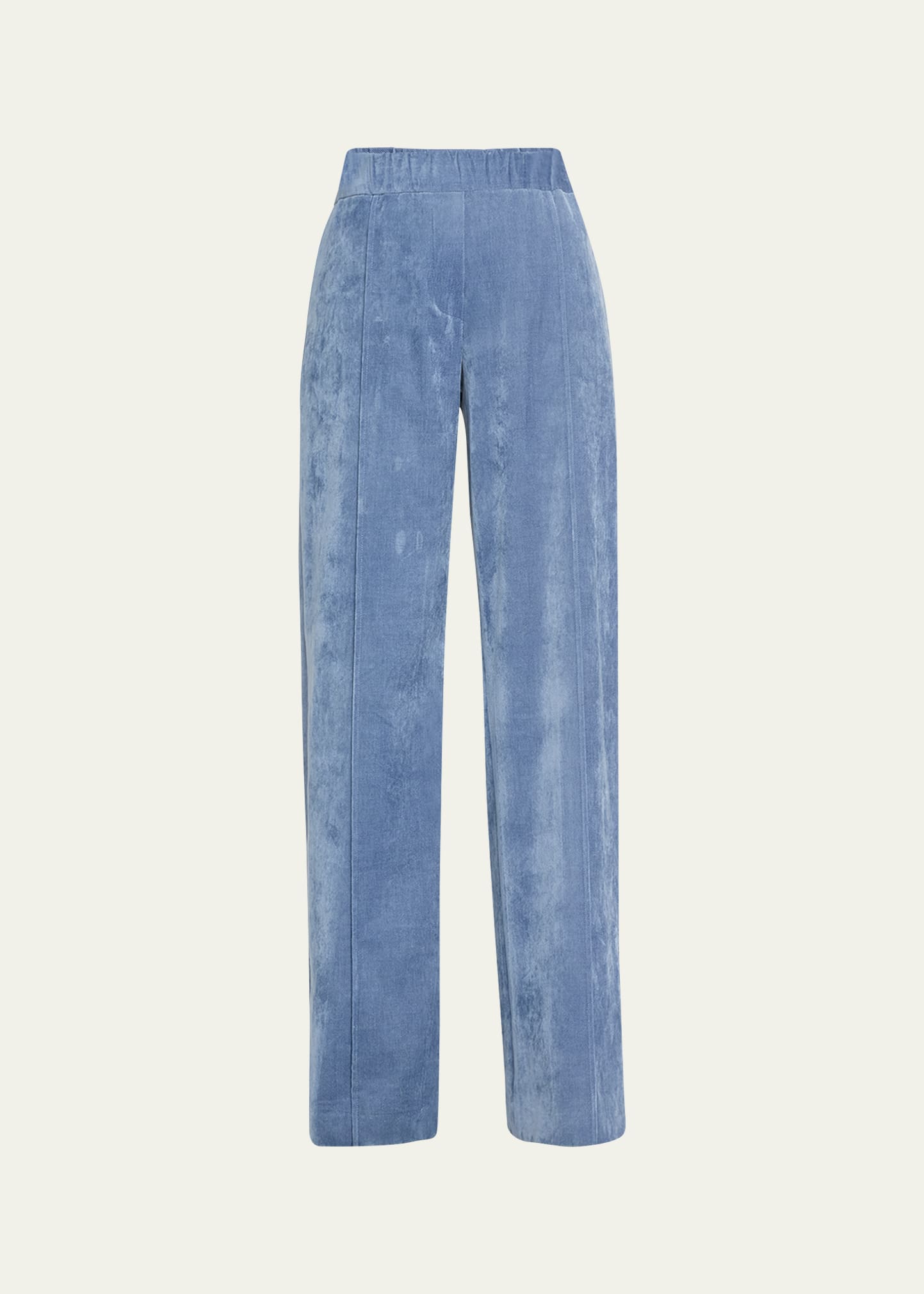 Shop Anonlychild Gordon Straight-leg Pants In Powder Blue