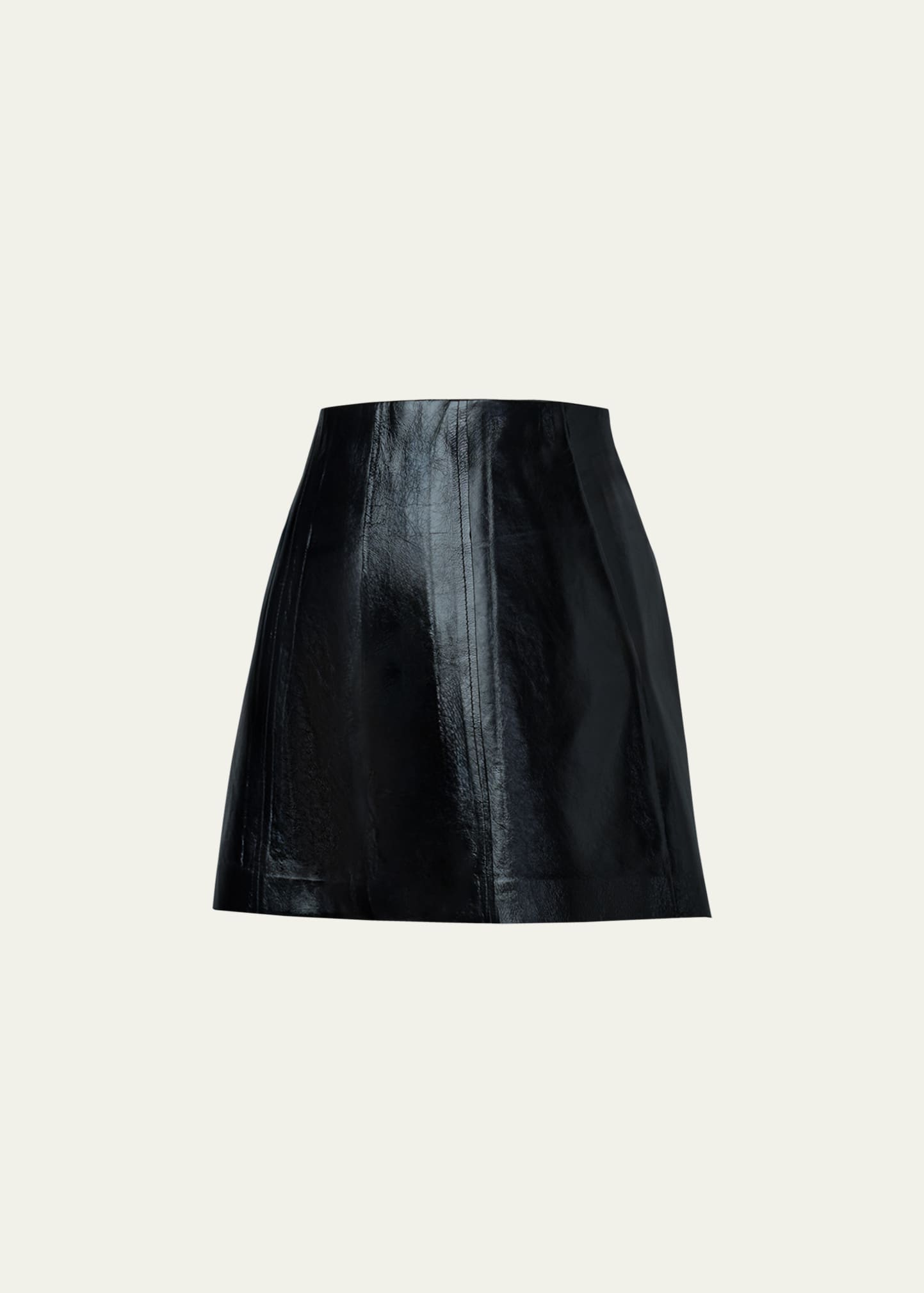 Mackage Dava Paneled Patent Leather Shorts In Black