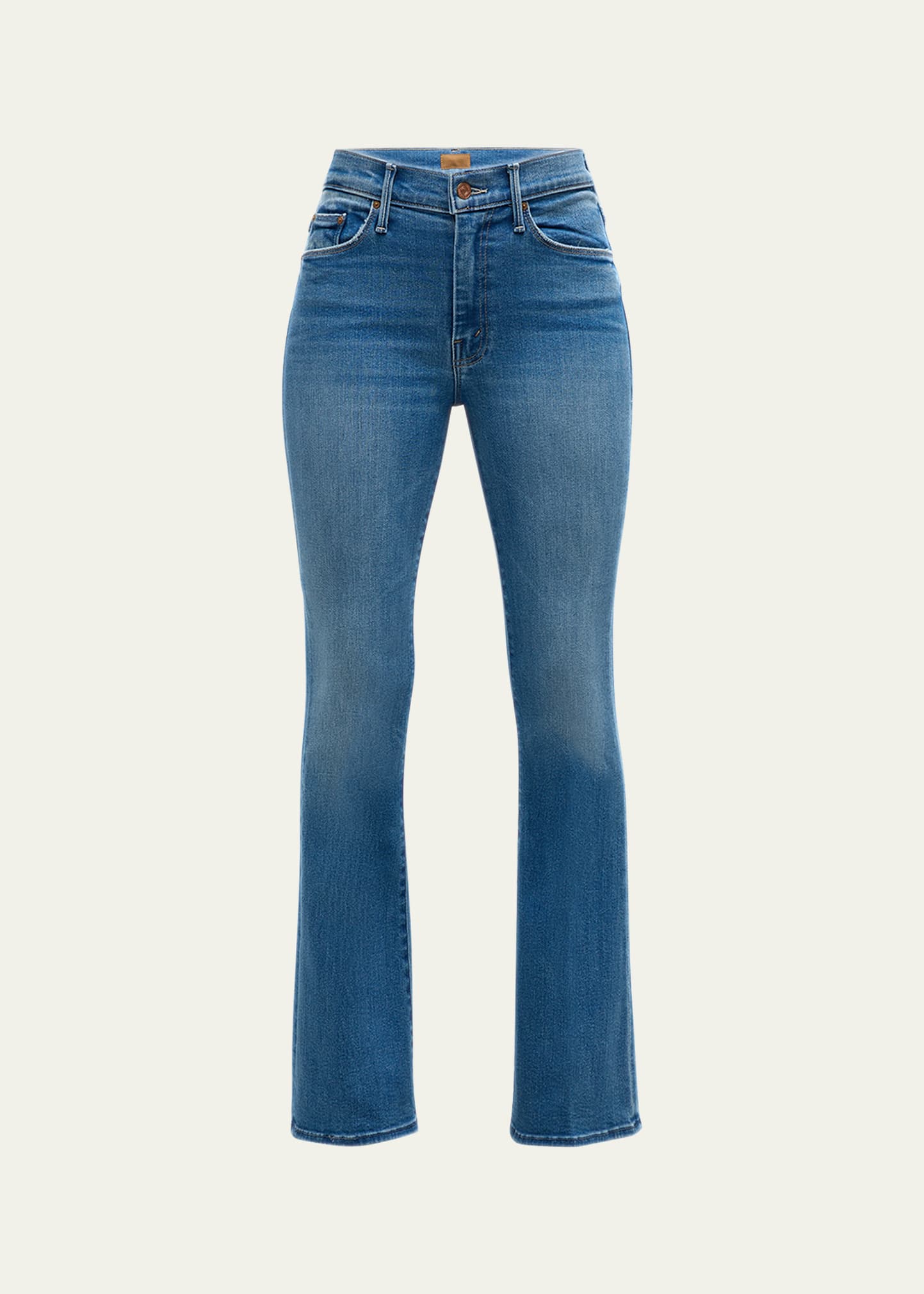 Mother The Insider Crop Step Fray Jeans Not Rough Enough In Layover