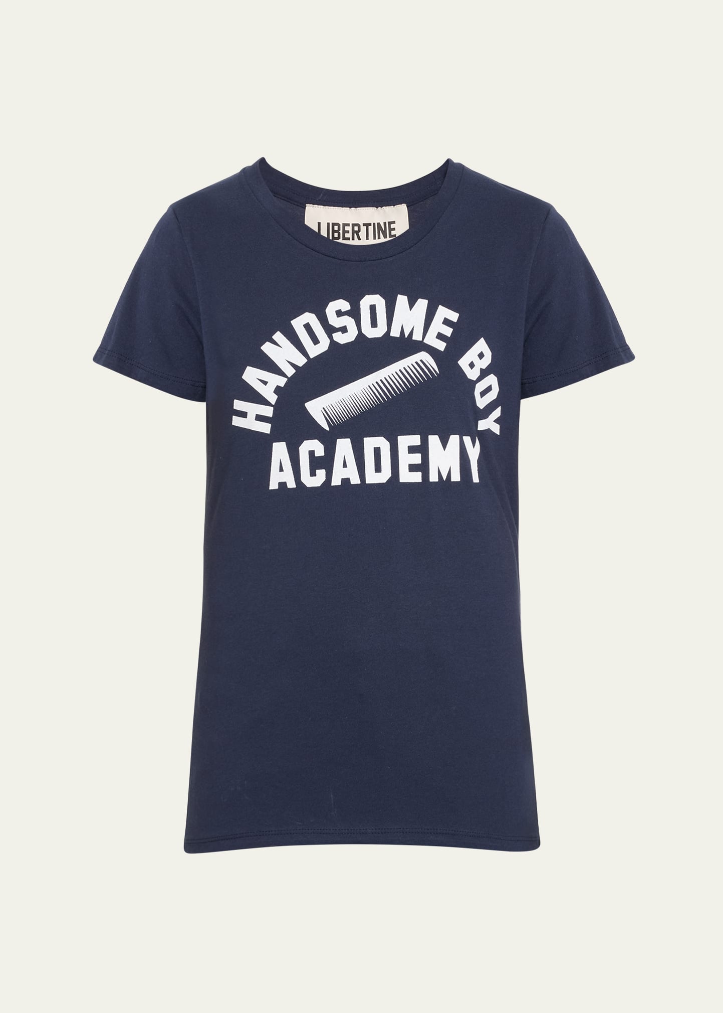 Libertine Handsome Boy Crewneck T-shirt In Nvy