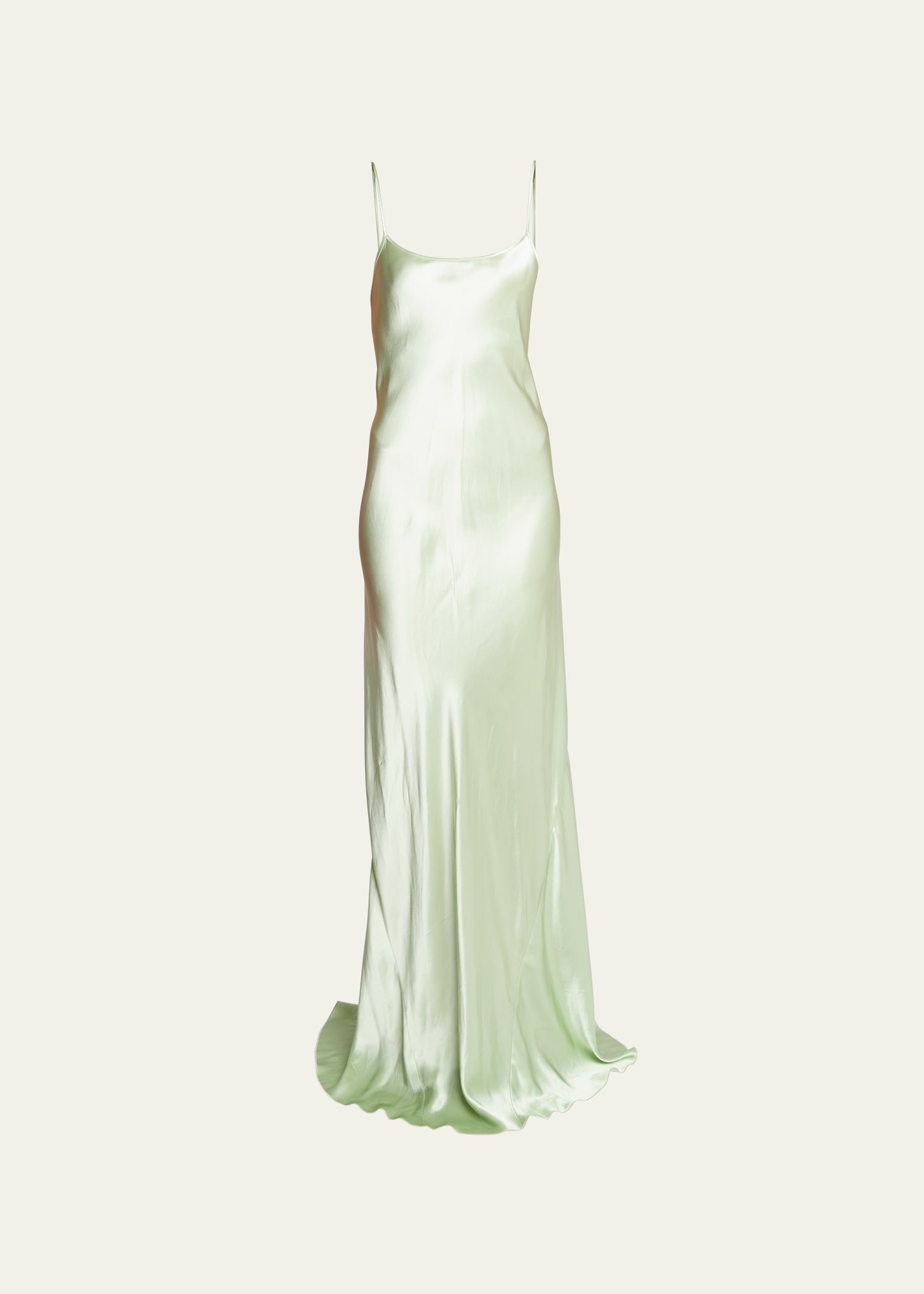 Victoria Beckham Open-back Cami Dress In Jade