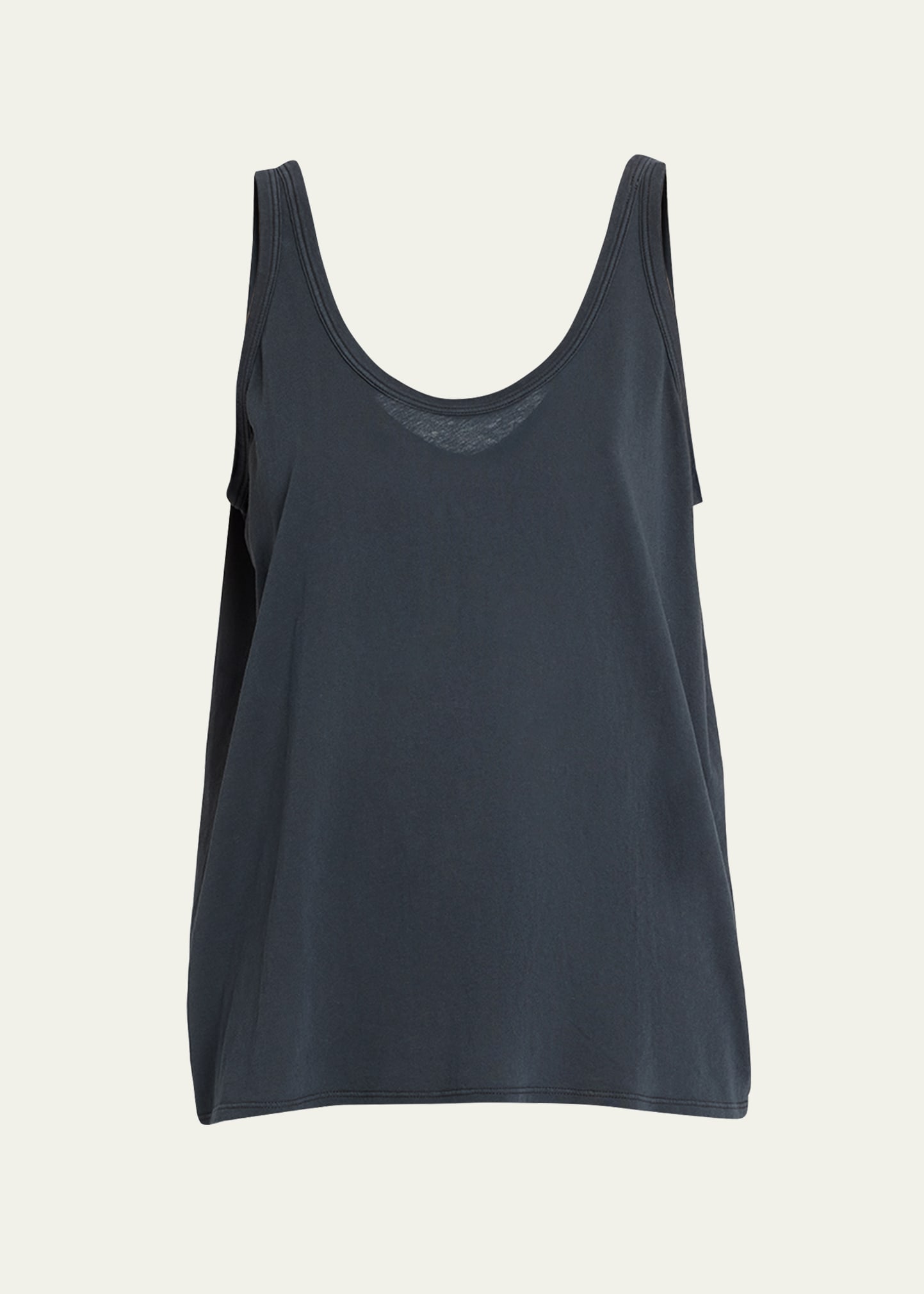 The Row Aika Relaxed Tank Top In Black