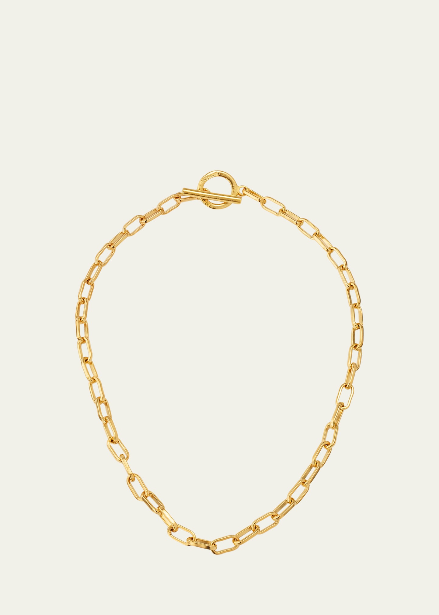 Ben-amun Anabella Gold Small Oval Chain Necklace