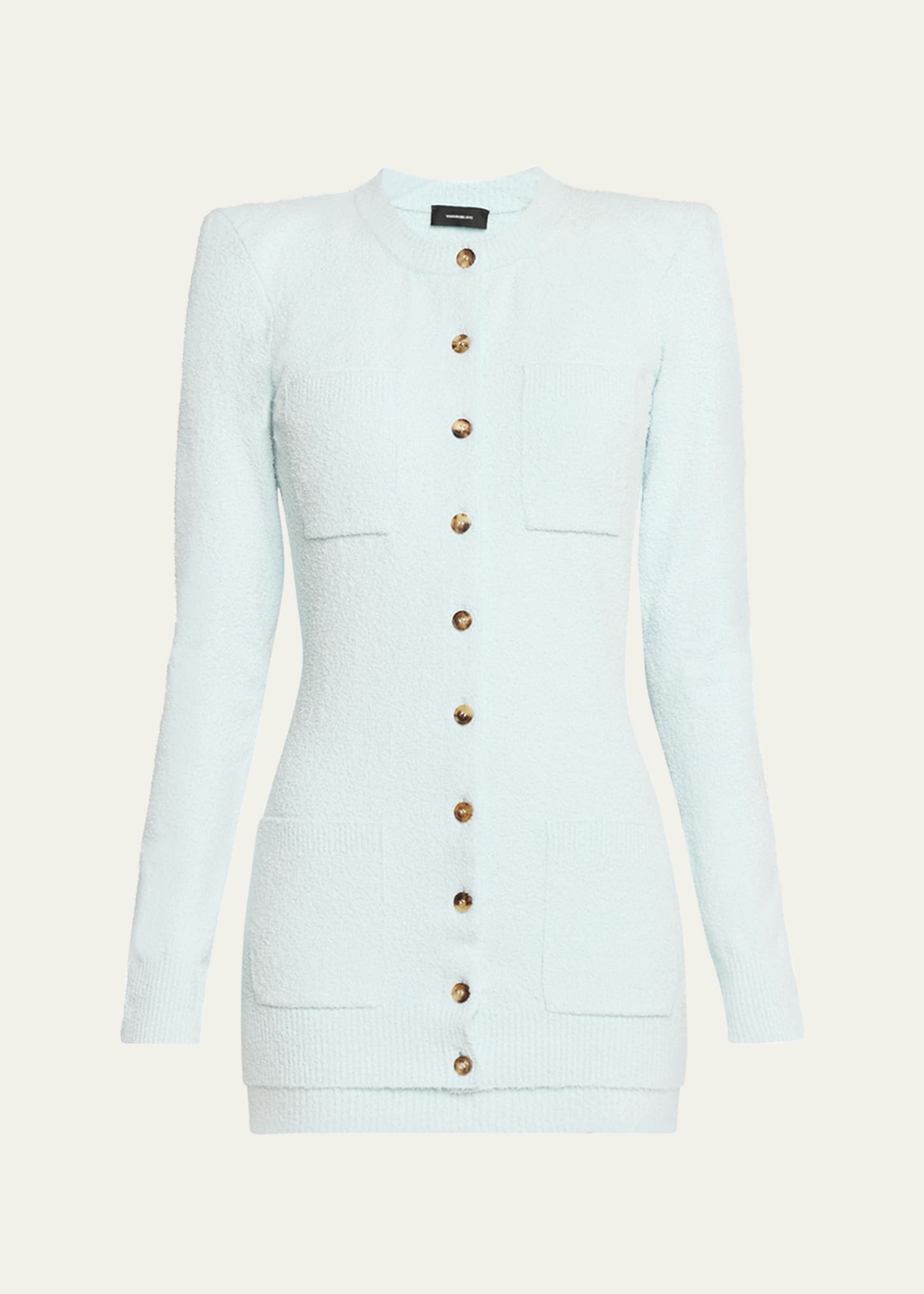 Wardrobe.nyc Wardrobe. Nyc Knit Cardigan Ice Blue In Ice Blue