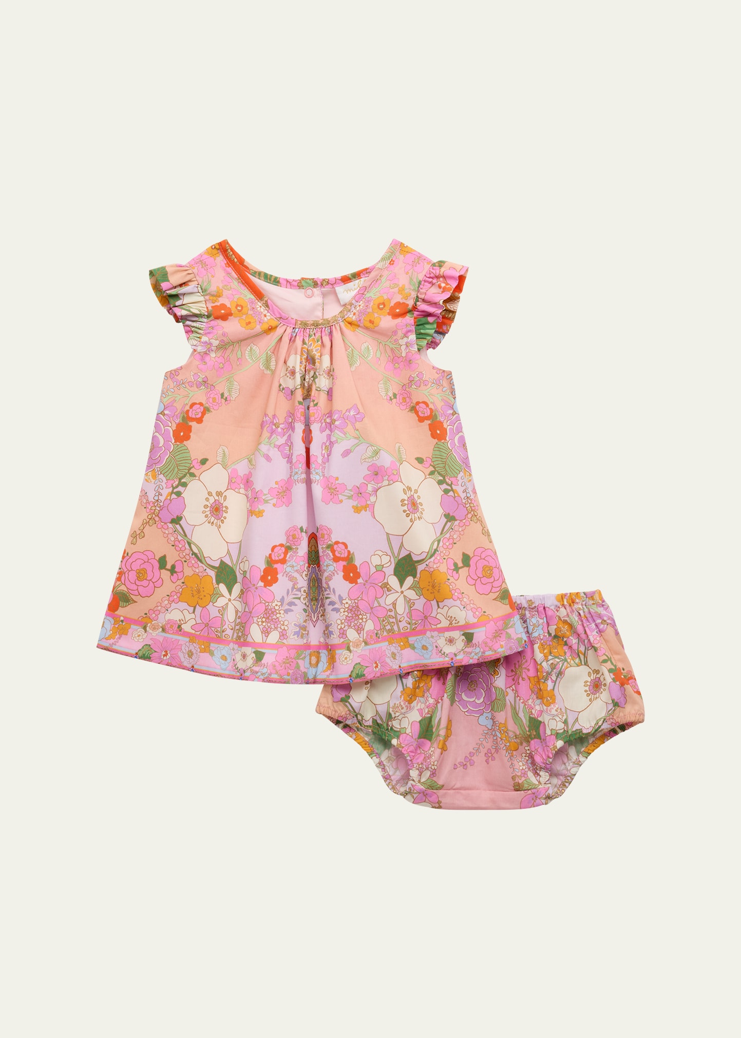 Camilla Kids' Girl's Clever Clogs Top & Bloomer Set In Multi