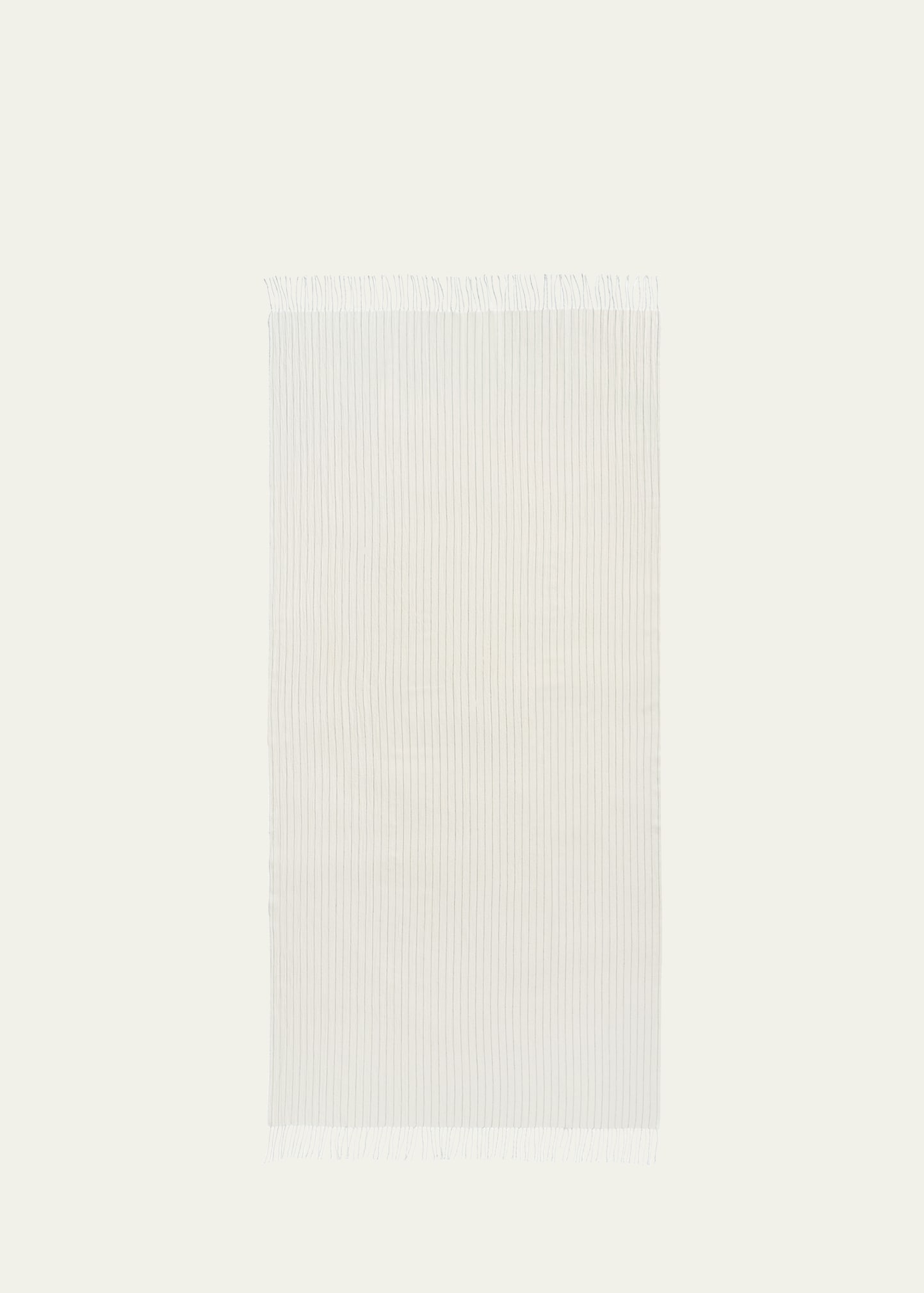 Shop Totême Striped Cotton Sarong In Ecrublack Stripe