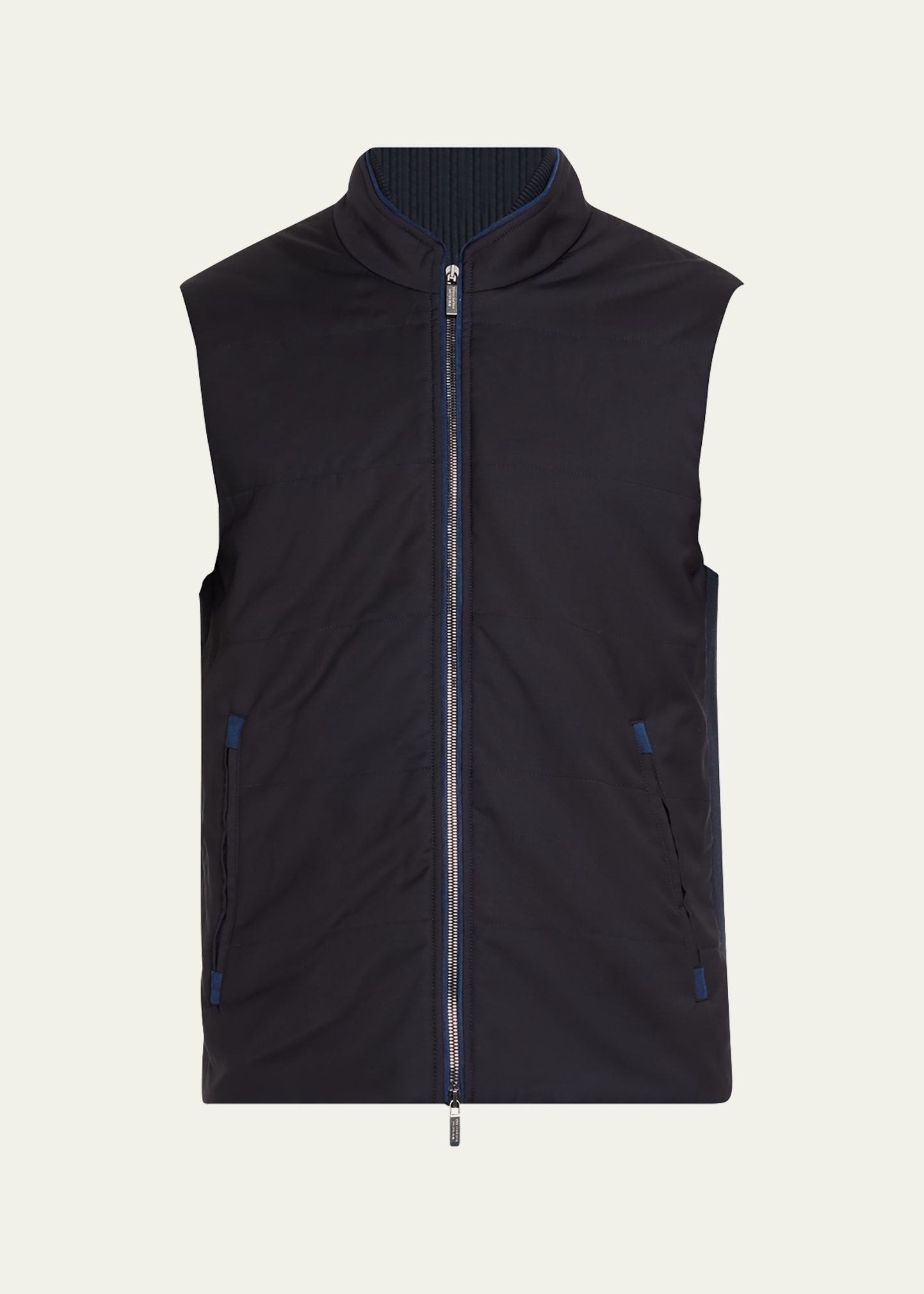 Men's Wool Full-Zip Vest