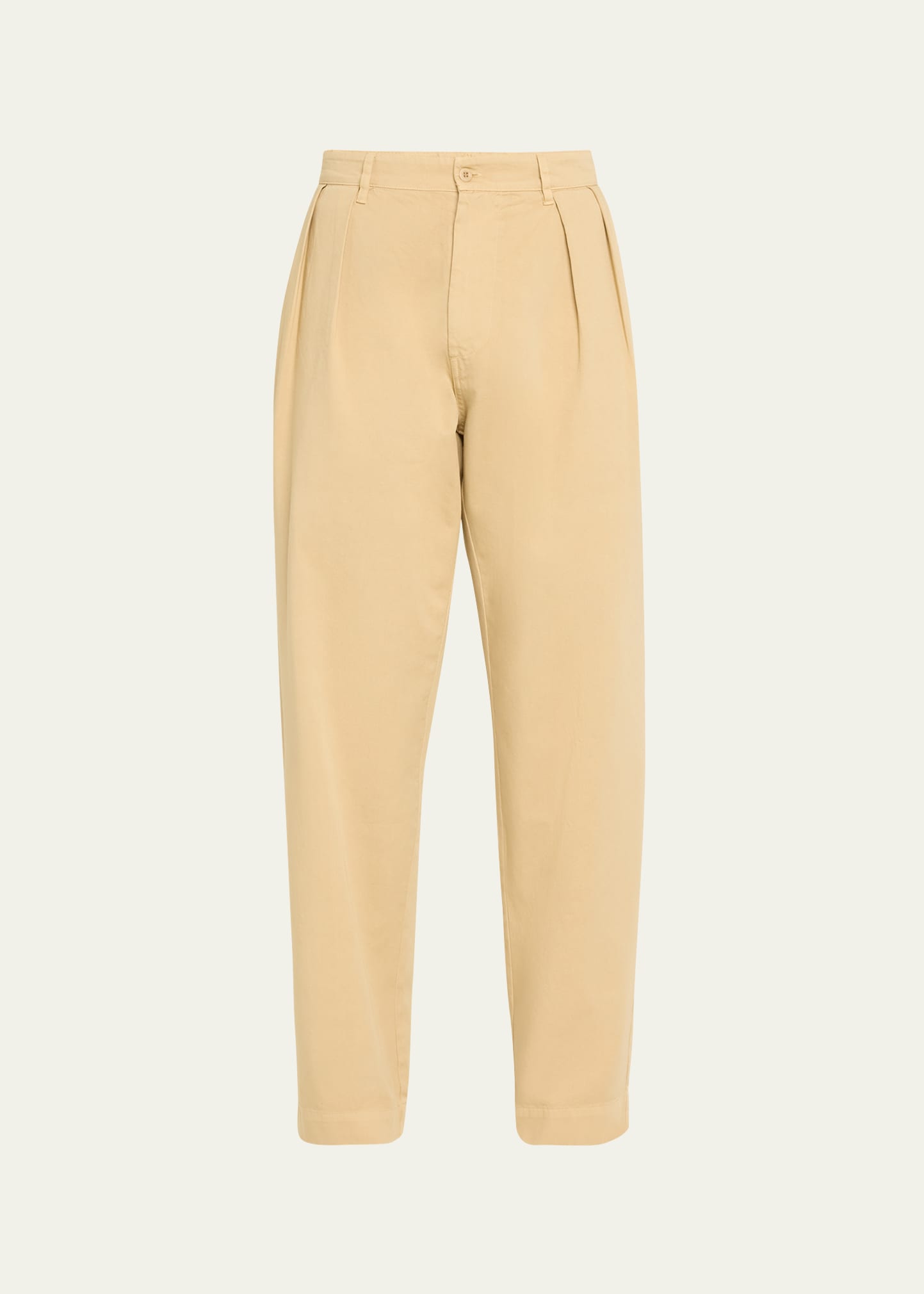 Men's Dylan Cotton Double-Pleated Pants