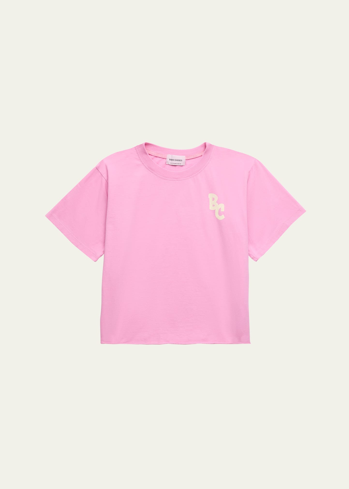 Bobo Choses Kids' Pink T-shirt For Girl With Logo In Fuchsia