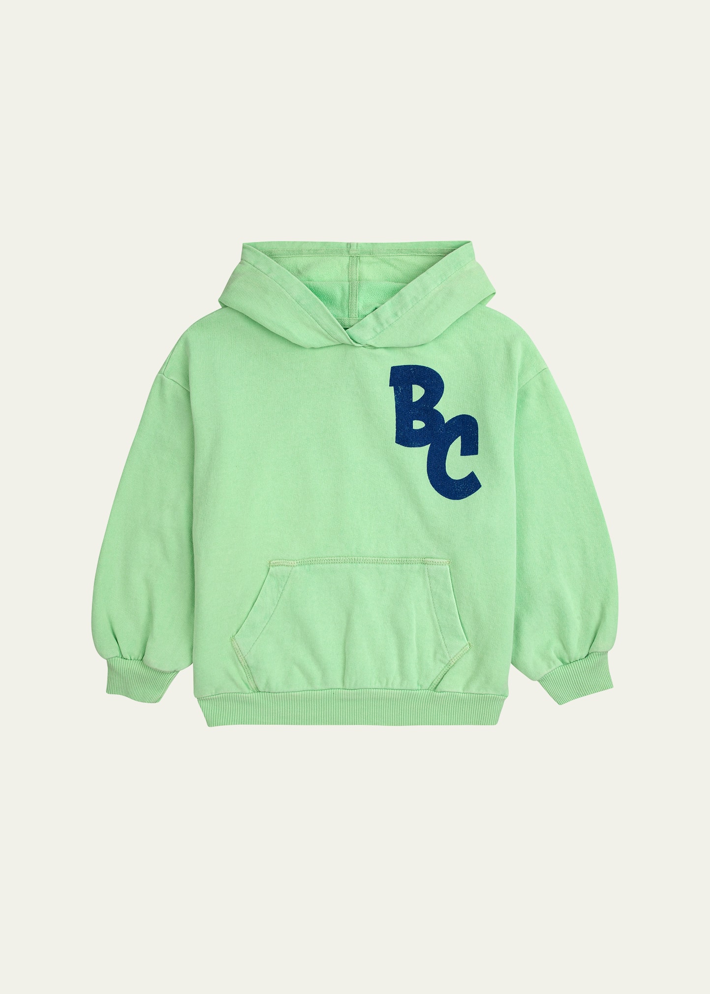 Bobo Choses Kids' Girl's Bc Organic Cotton Hoodie In Jade Green